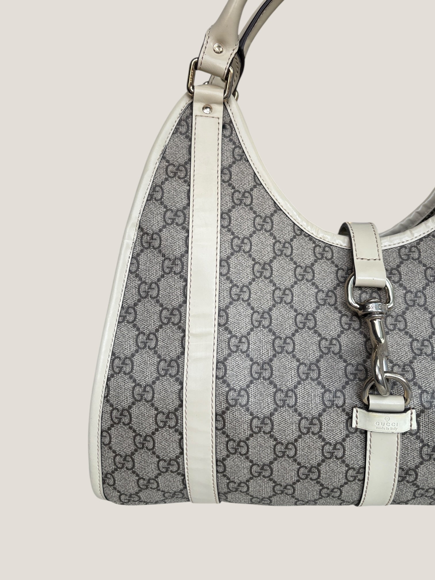 Gucci Jackie Hobo GG Supreme Bianco