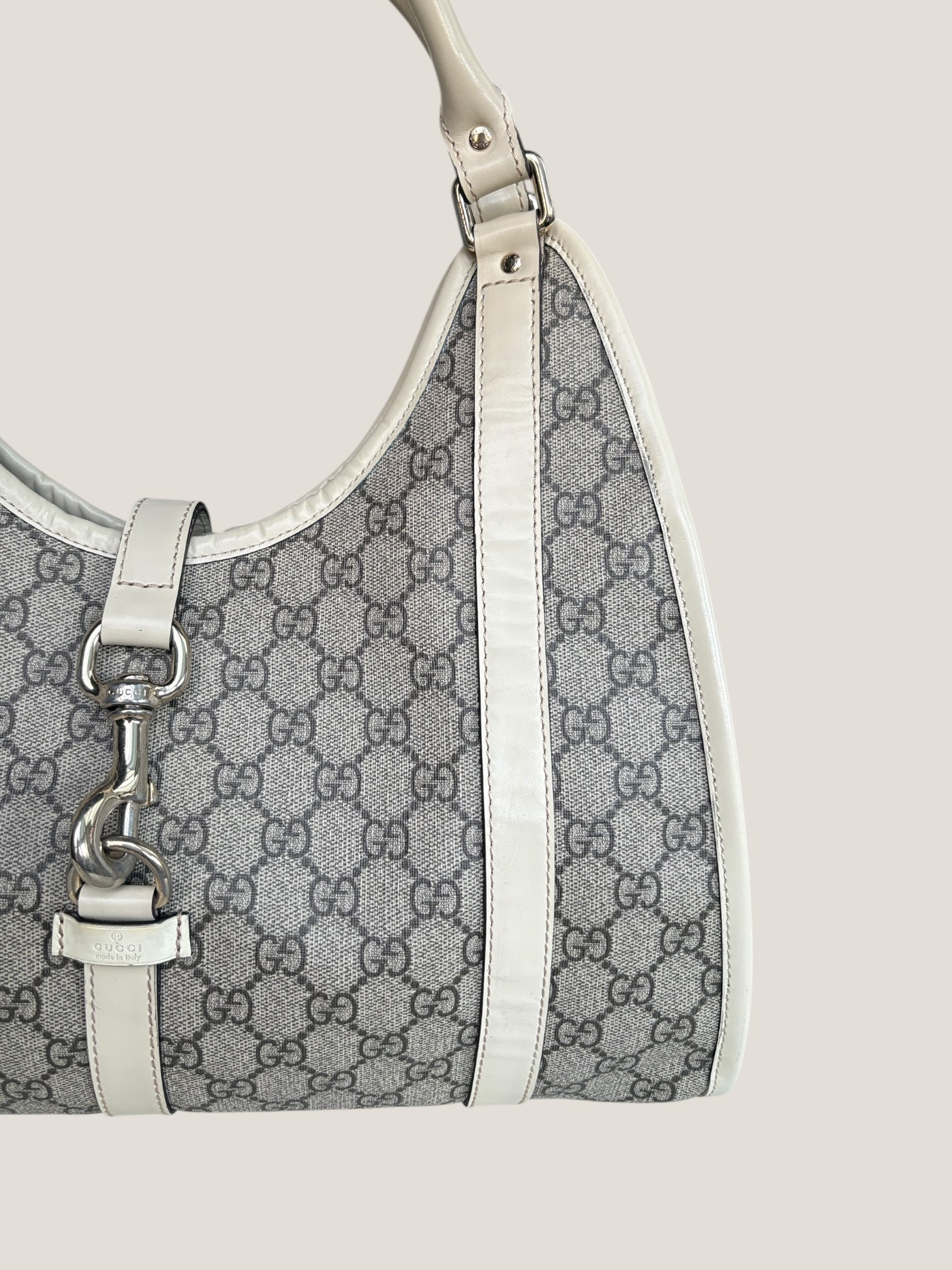 Gucci Jackie Hobo GG Supreme Bianco