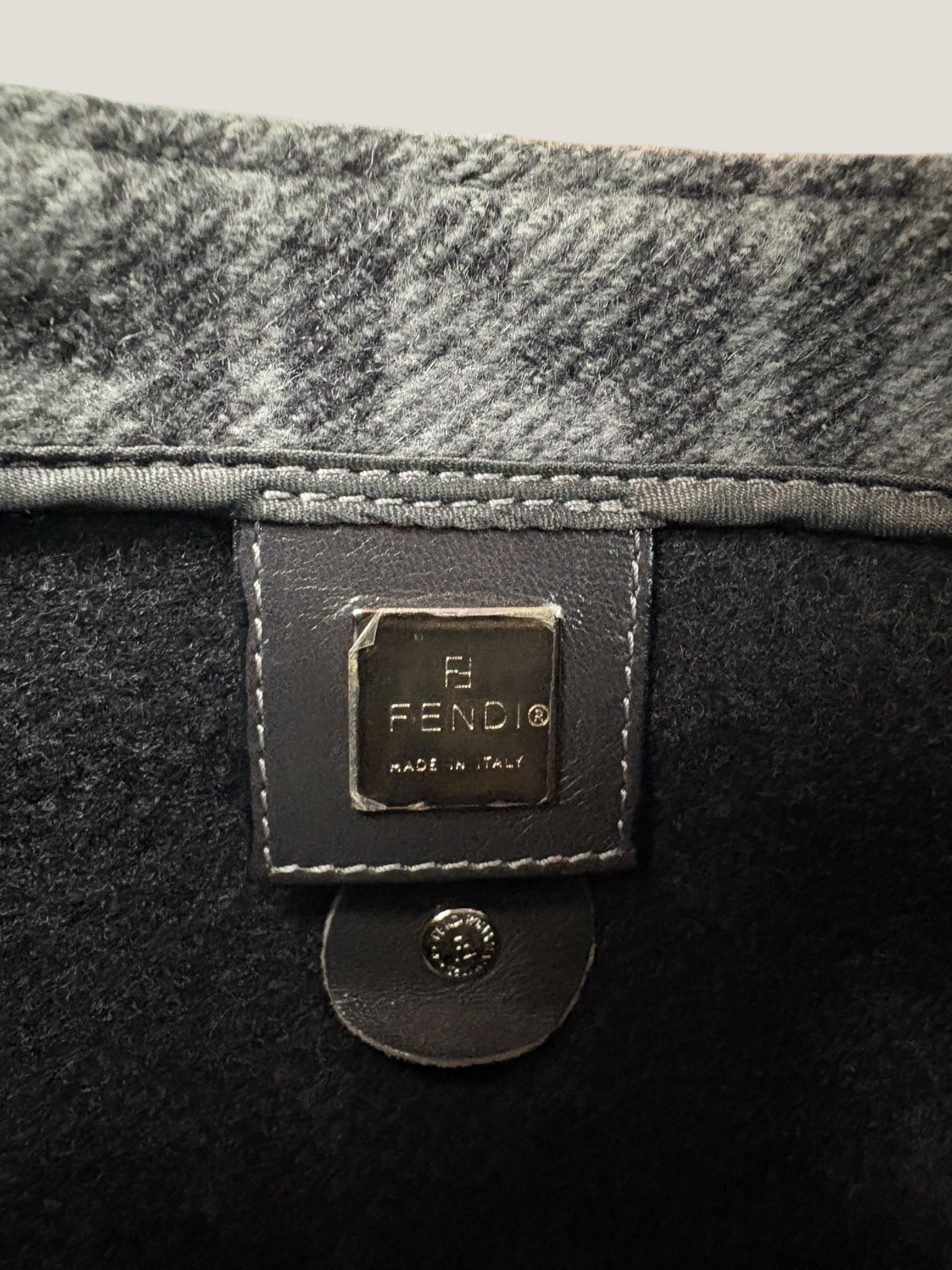 Fendi Baguette Wool Monogram
