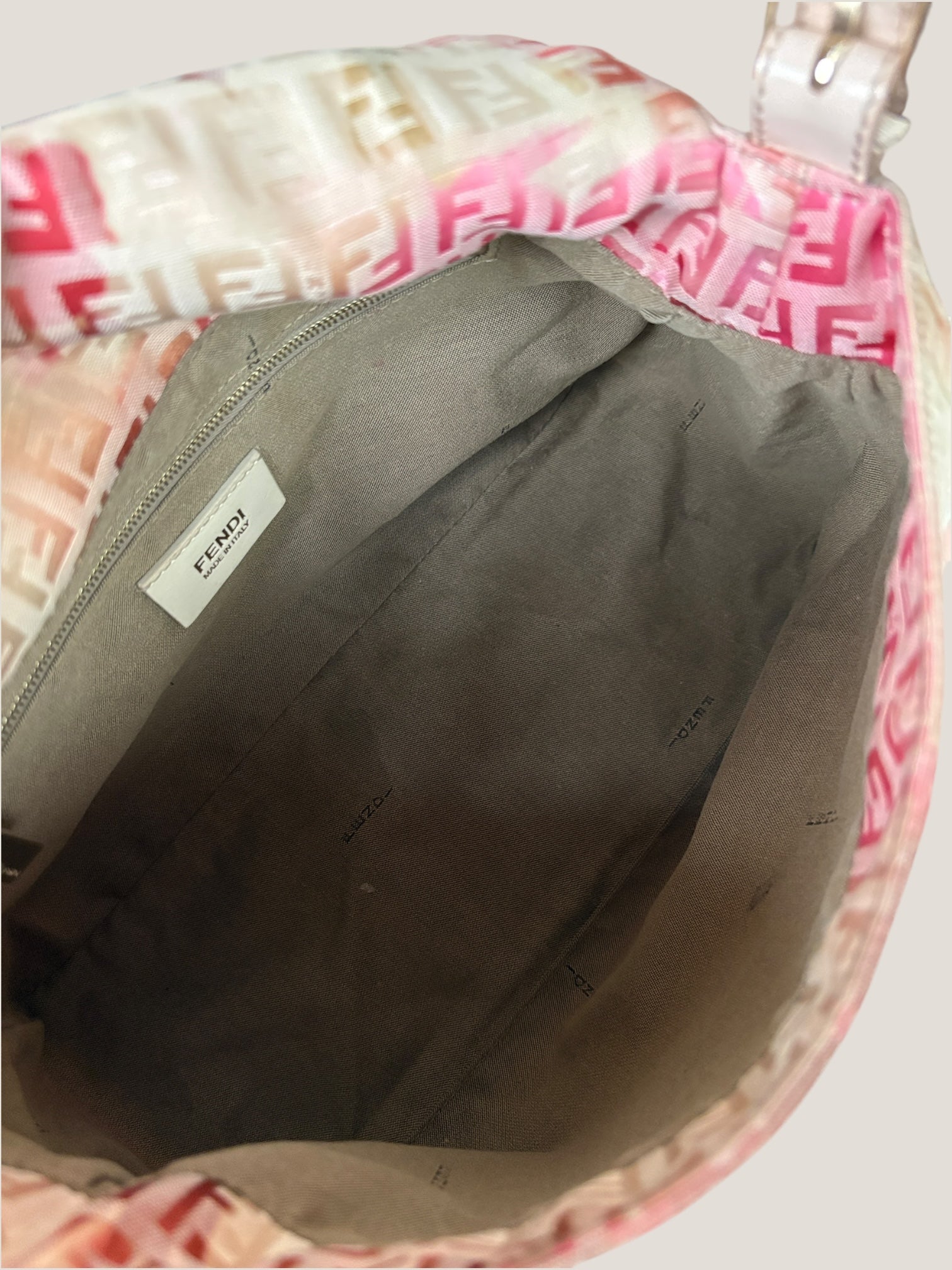 Fendi Mamma Baguette Rosa Floreale