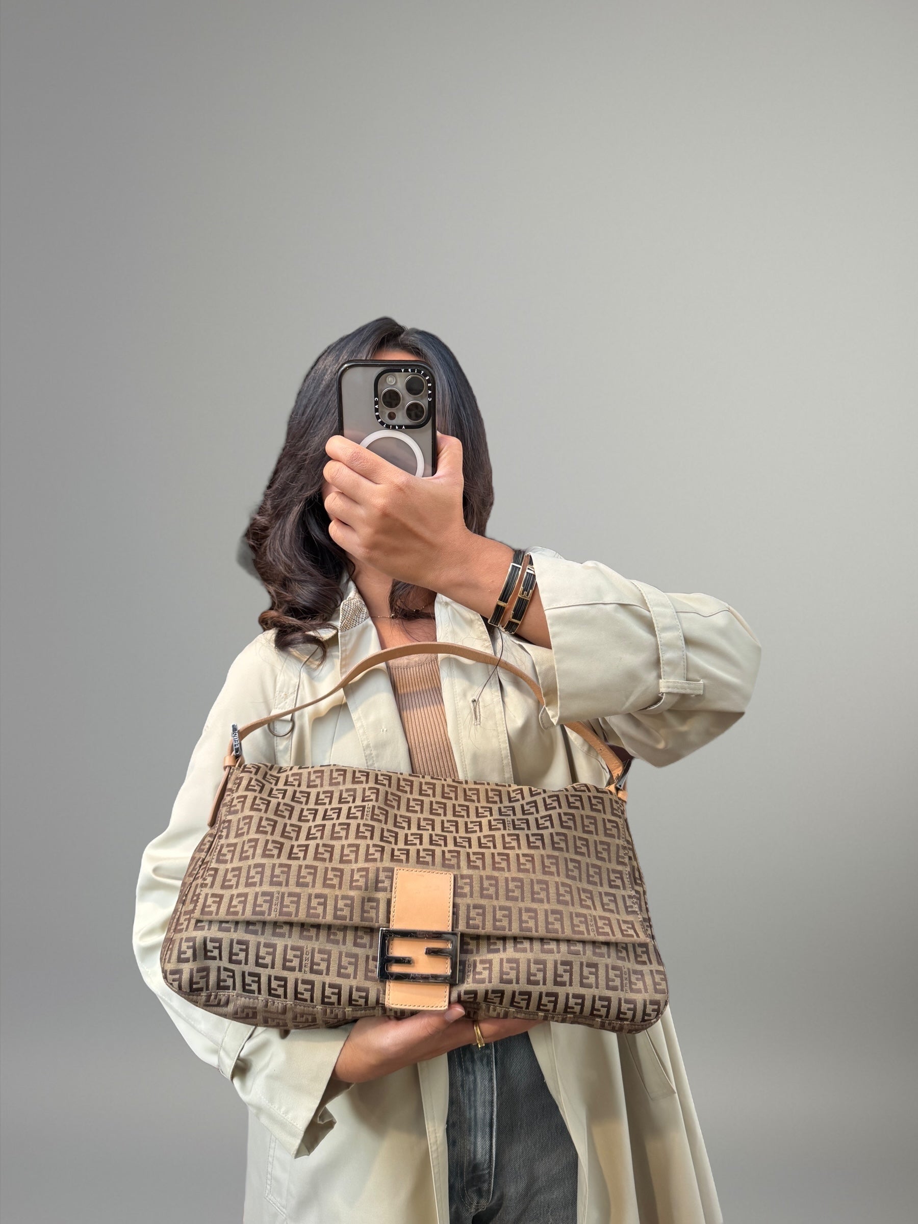 FENDI Mamma Baguette Zucchino