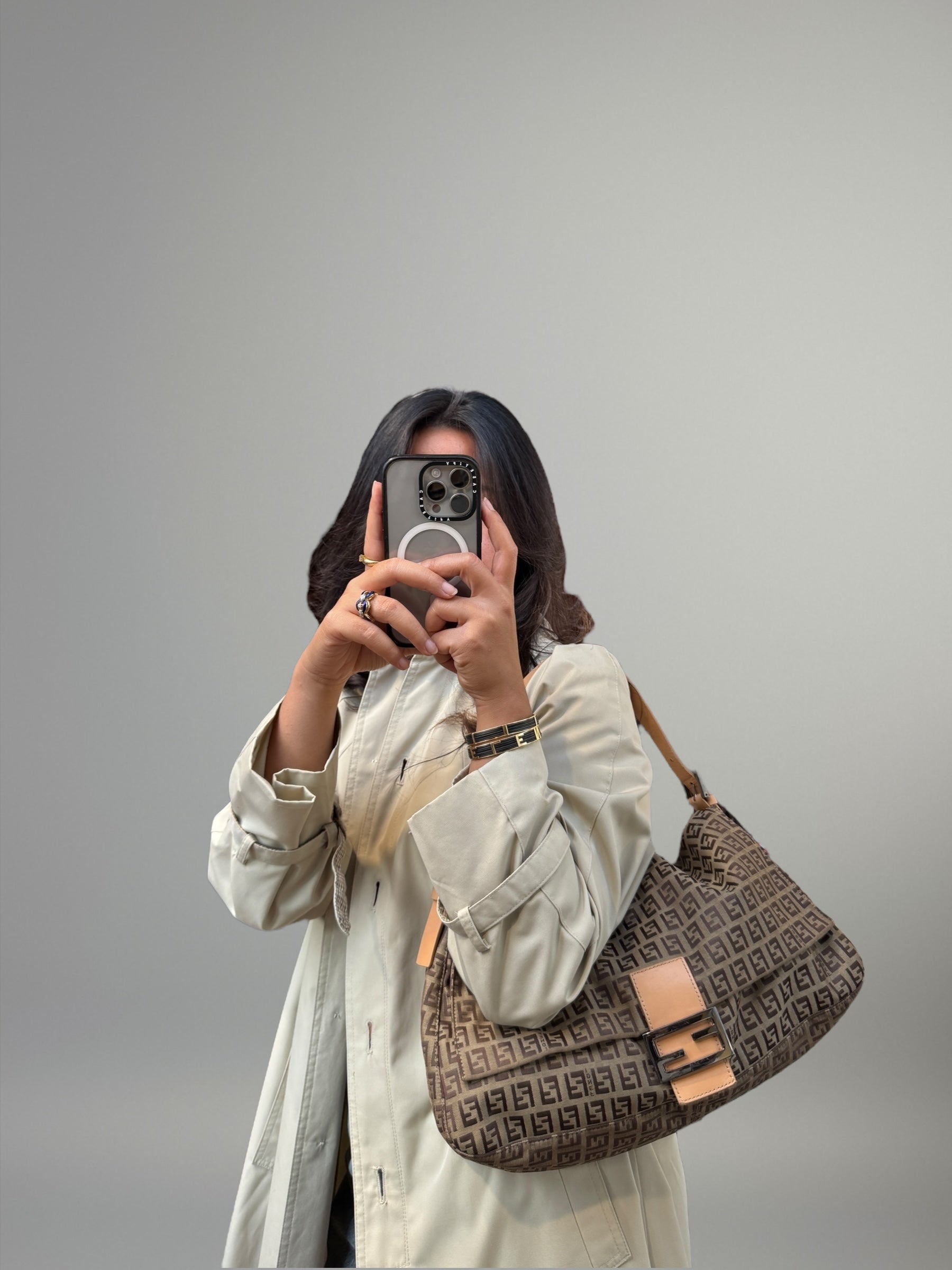 FENDI Mamma Baguette Zucchino