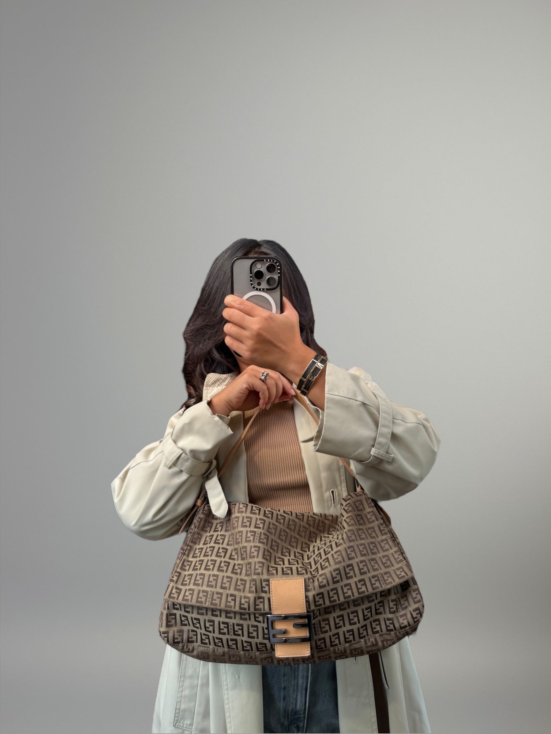 FENDI Mamma Baguette Zucchino