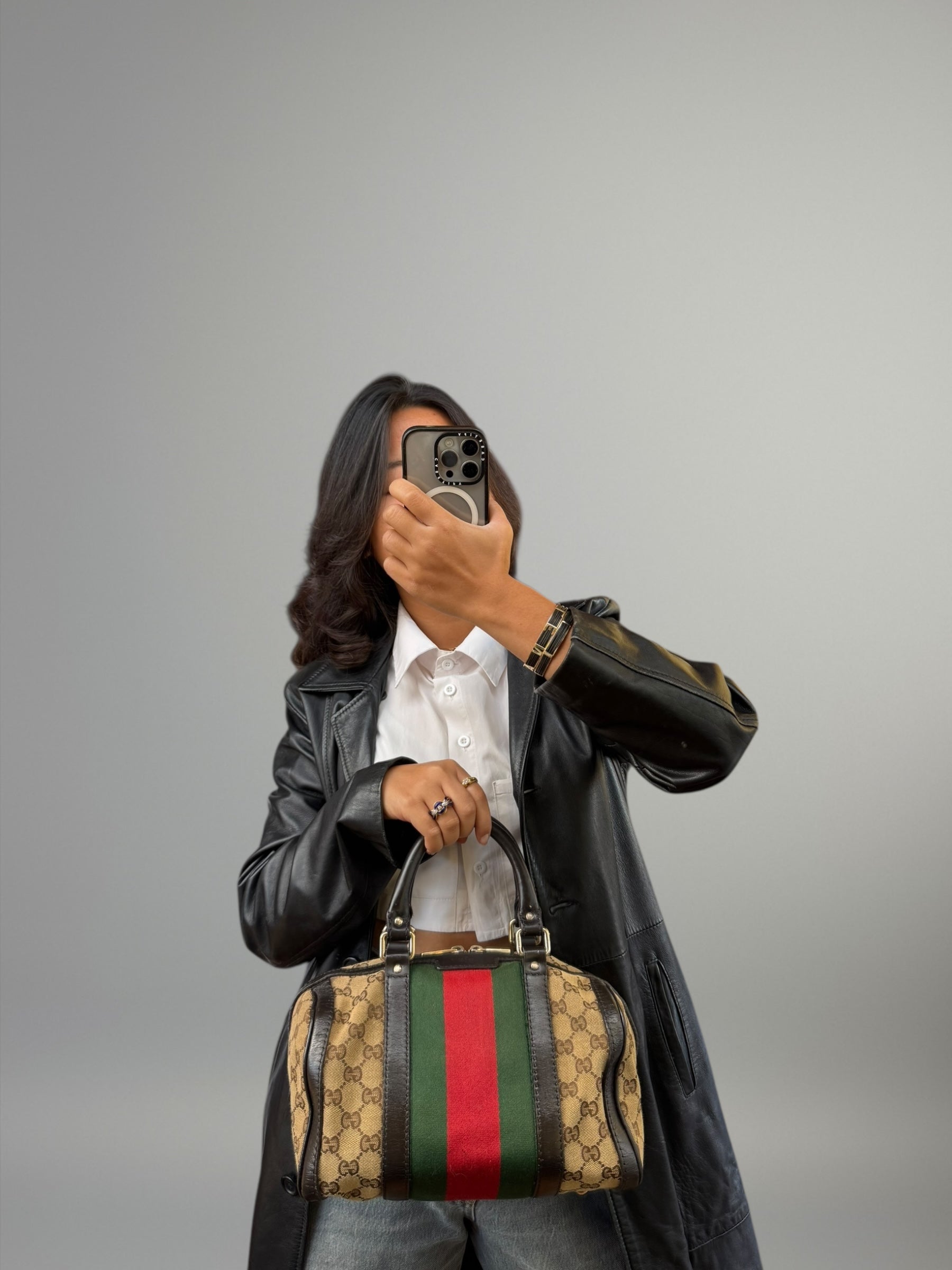 Gucci Mini Boston Web GG