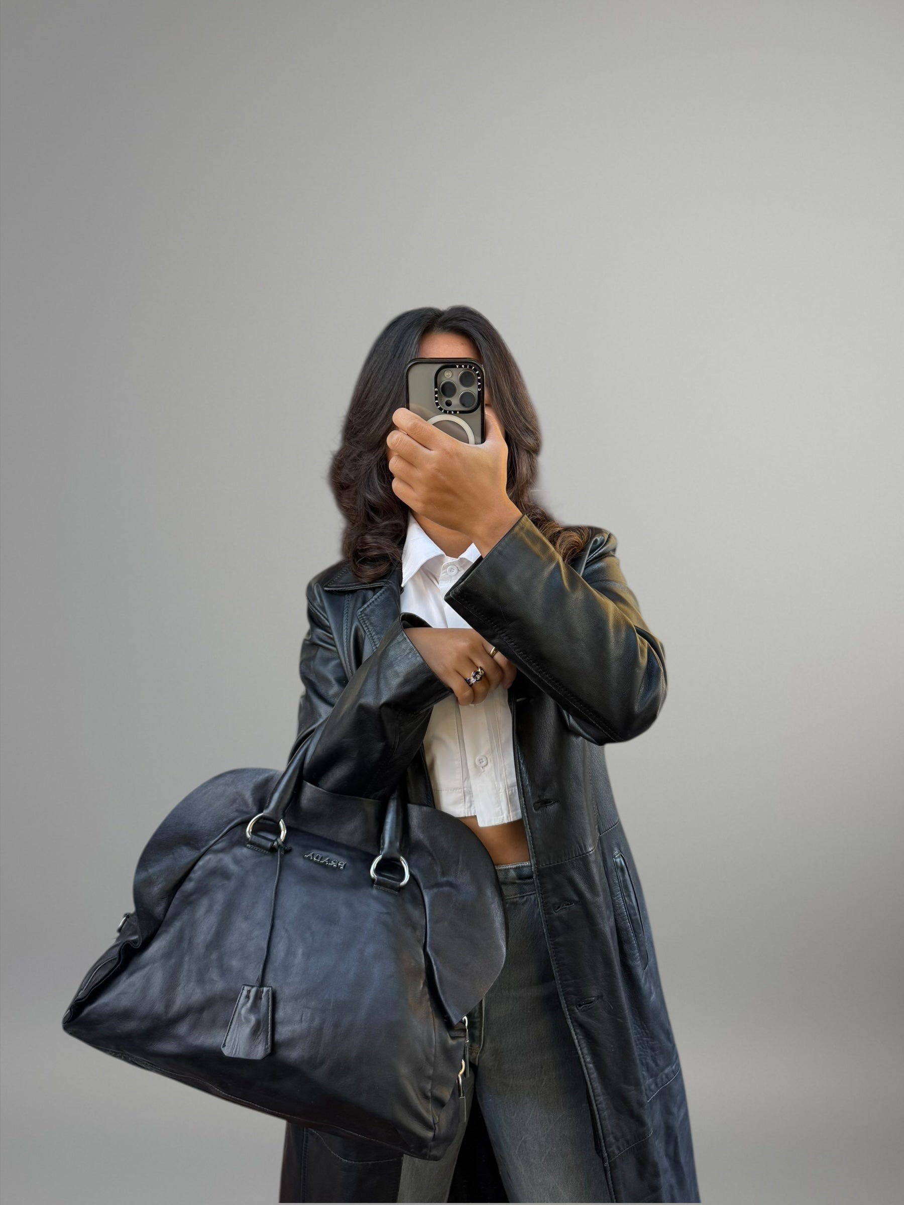 Prada Bauletto in Pelle Nera