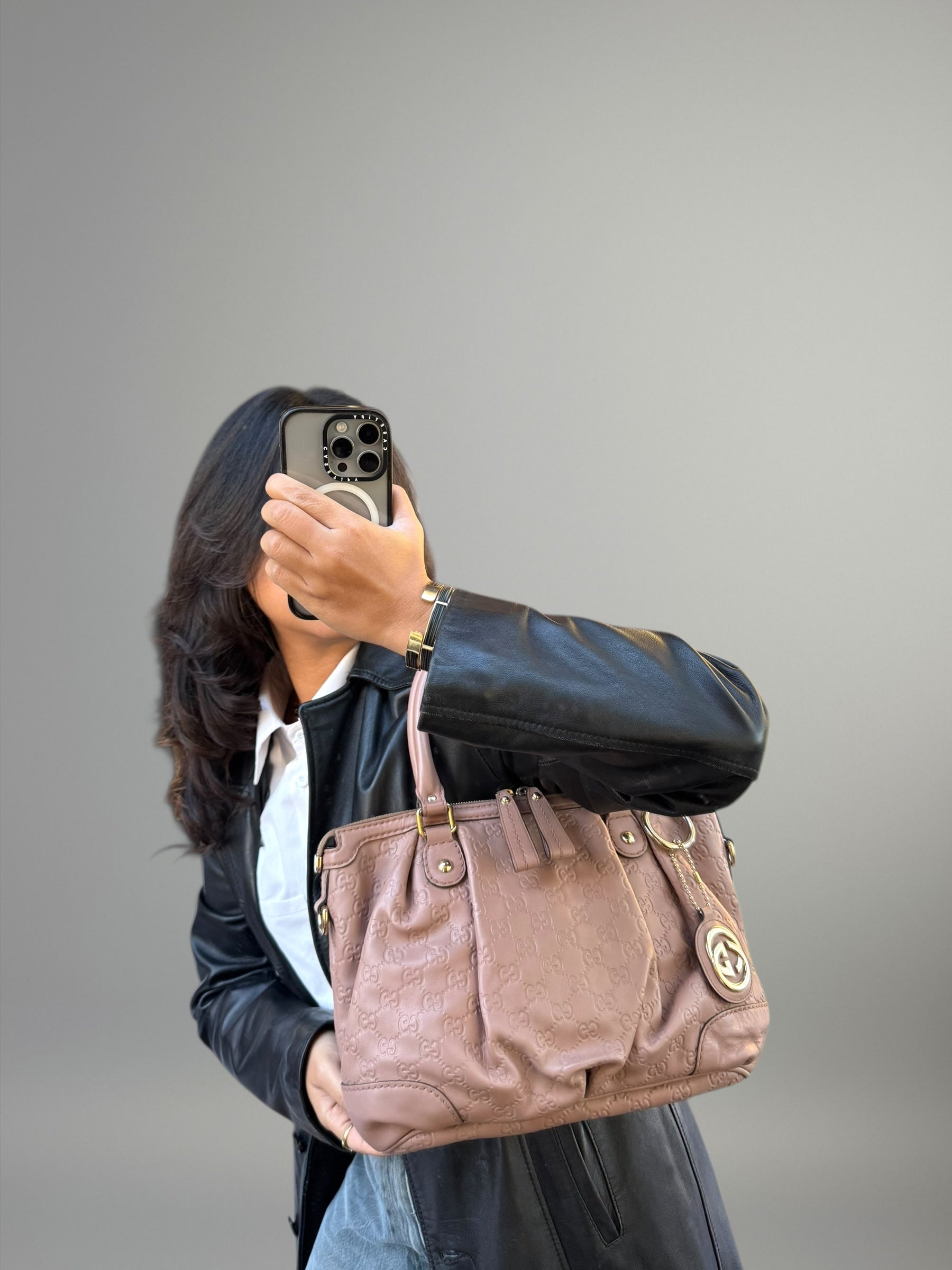 Gucci Sukey in pelle Guccissima