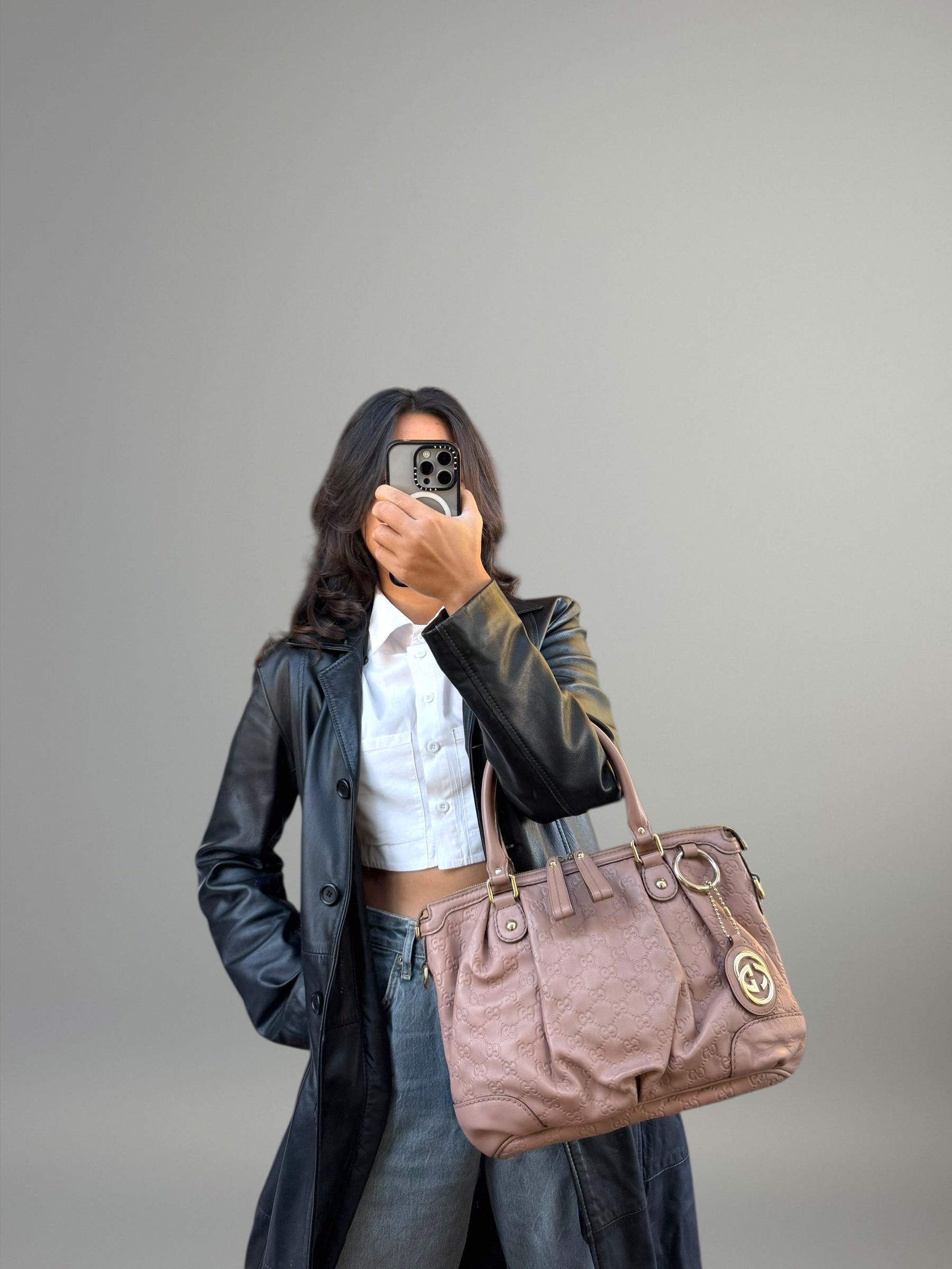 Gucci Sukey in pelle Guccissima