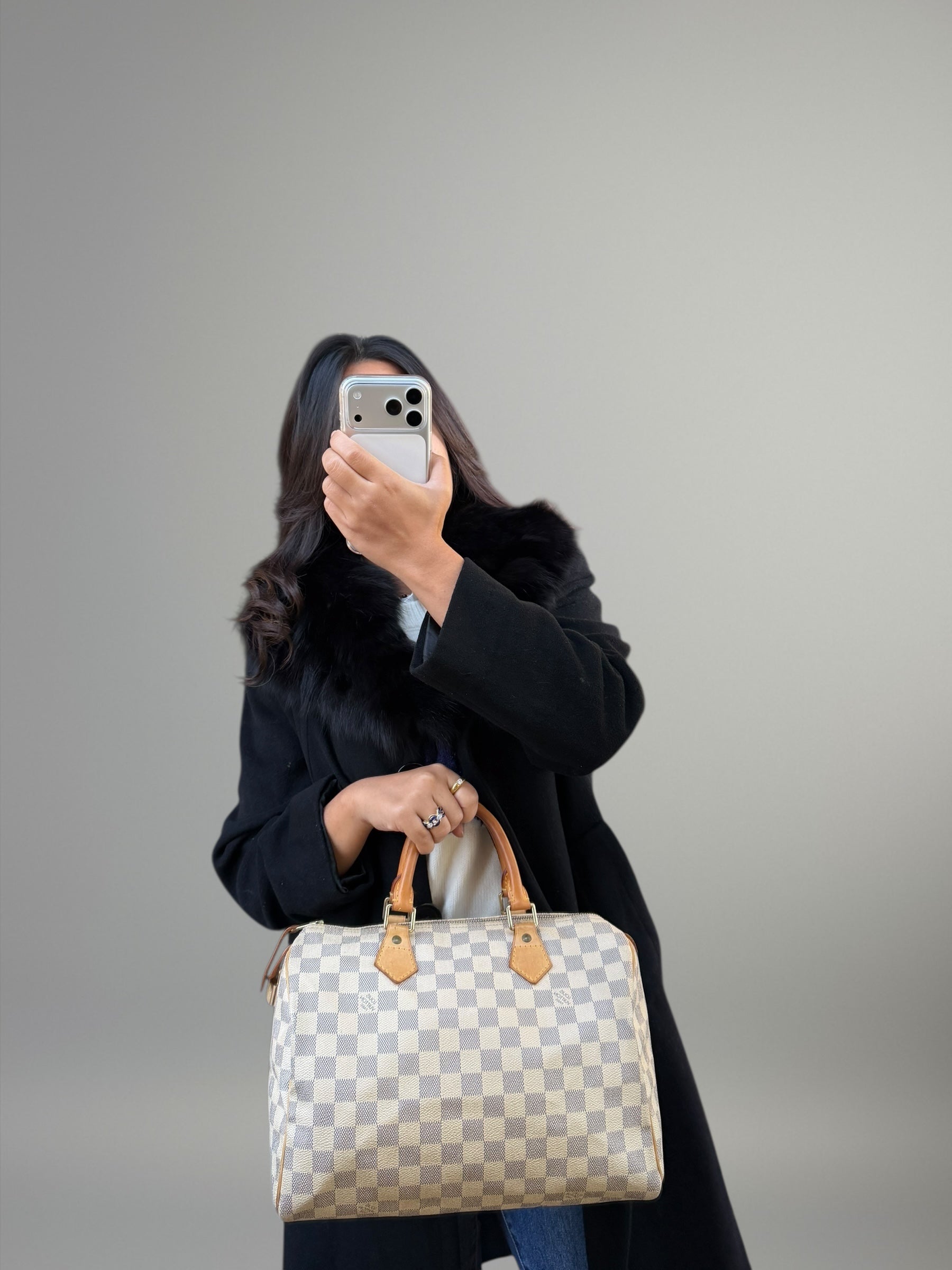 Louis Vuitton Speedy 30 Damier Azur