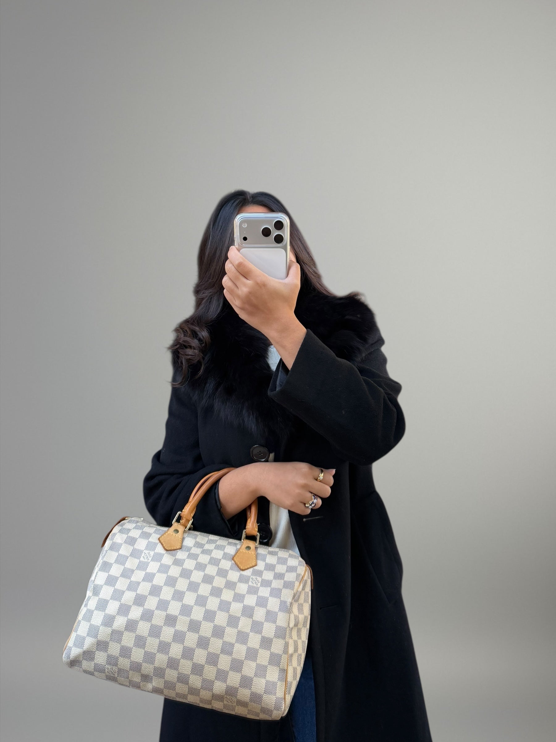 Louis Vuitton Speedy 30 Damier Azur