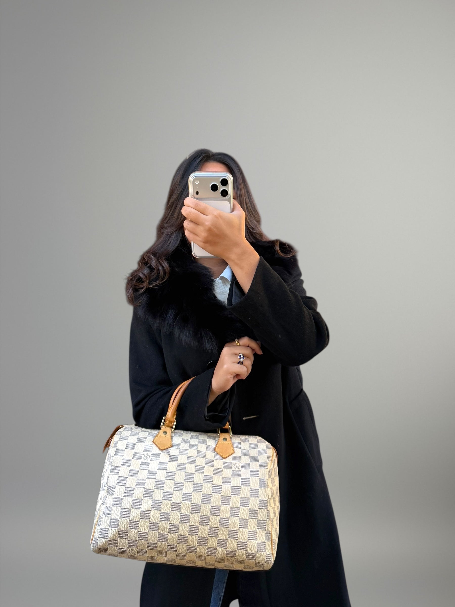 Louis Vuitton Speedy 30 Damier Azur