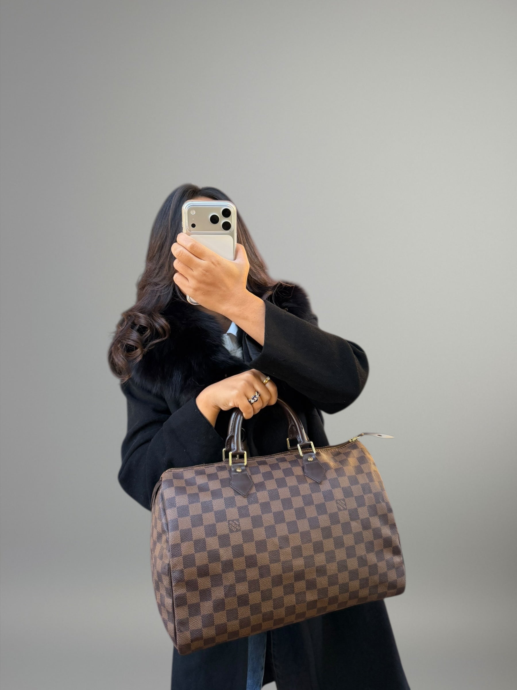 Louis Vuitton Speedy 35 Damier Ebene