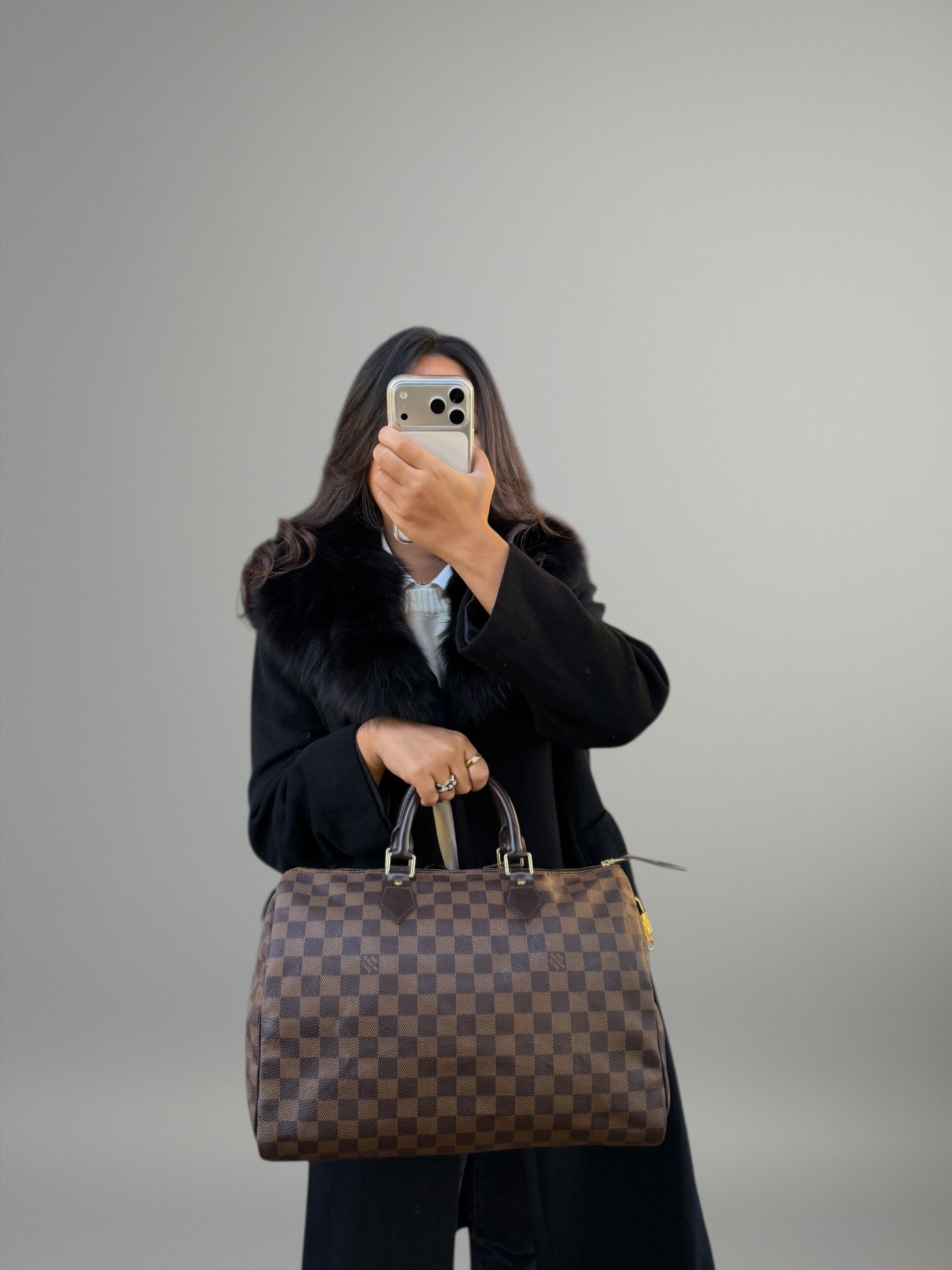 Louis Vuitton Speedy 35 Damier Ebene