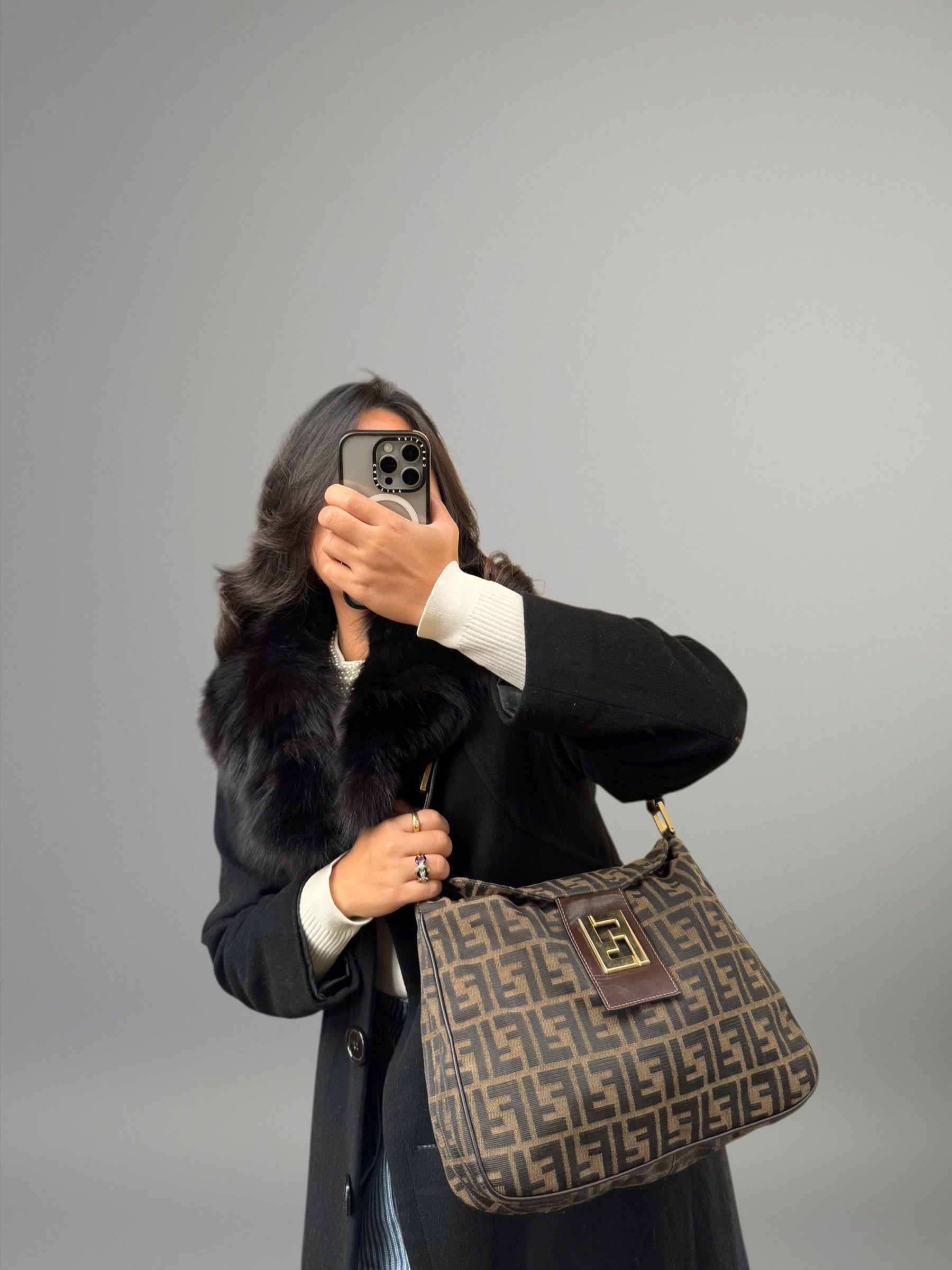 Fendi Zucca Shoulder Bag