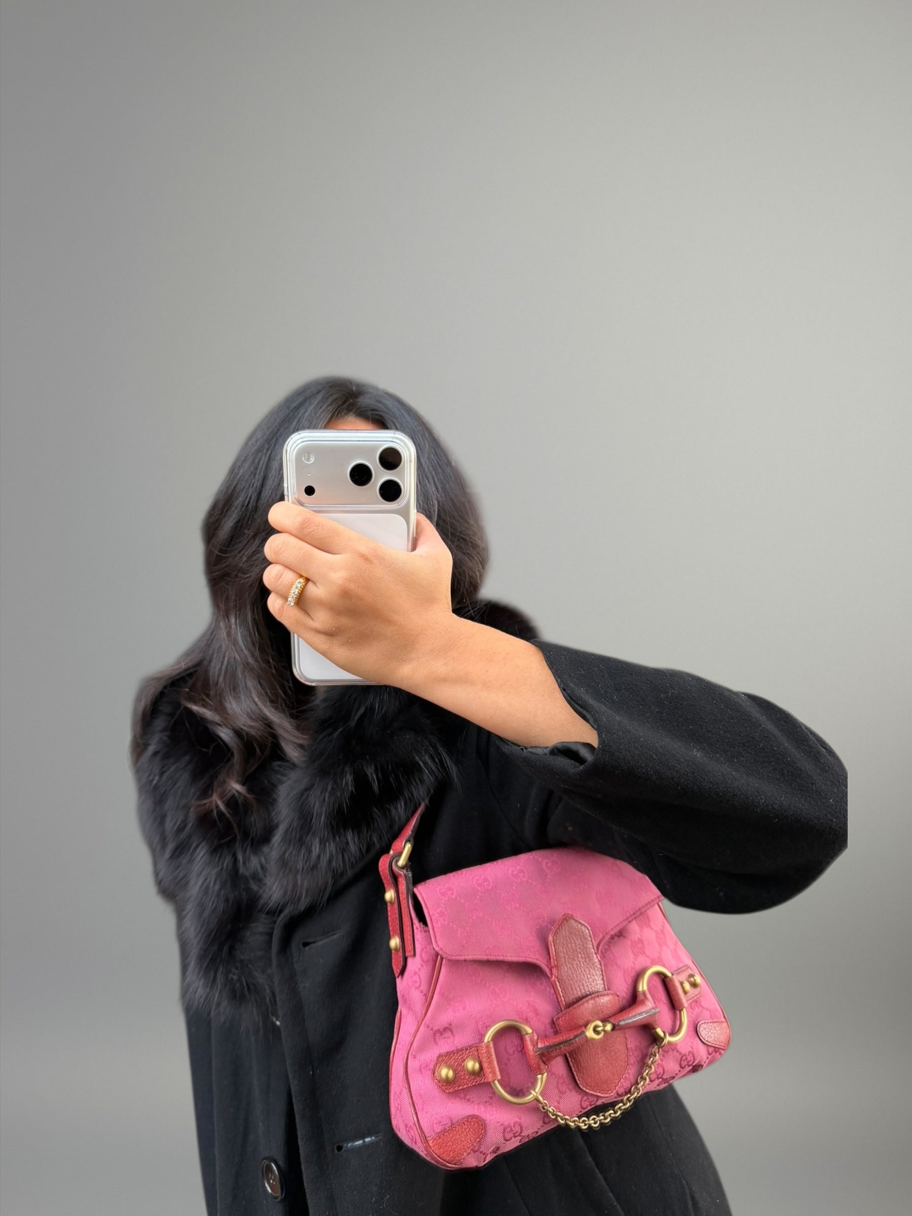 Gucci GG Horsebit Mini Rosa