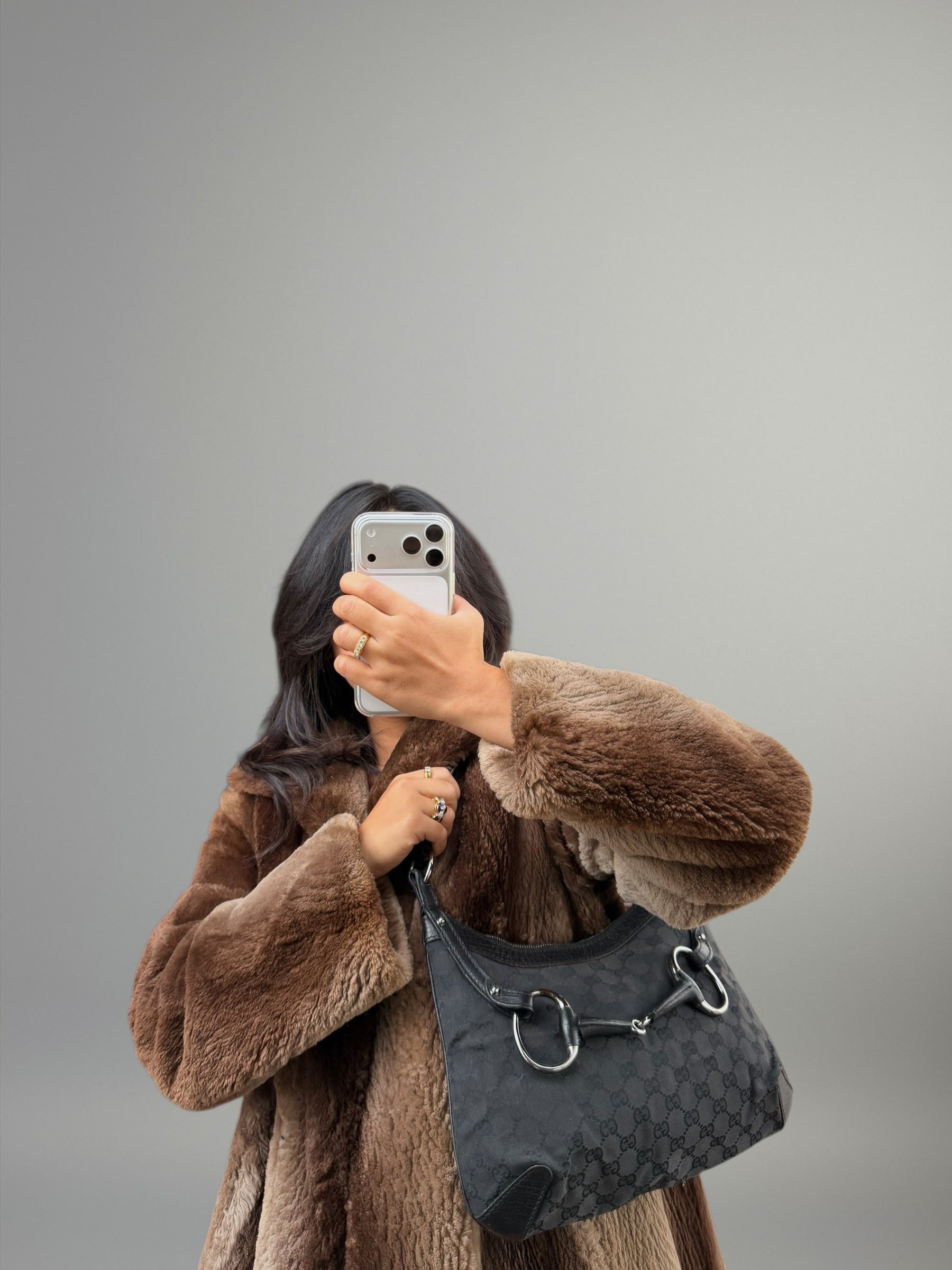 Gucci Horsebit Black Canvas