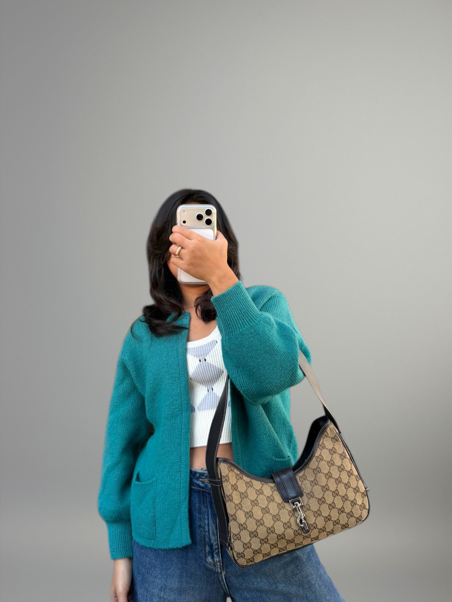 Gucci Mini Jackie in GG Canvas