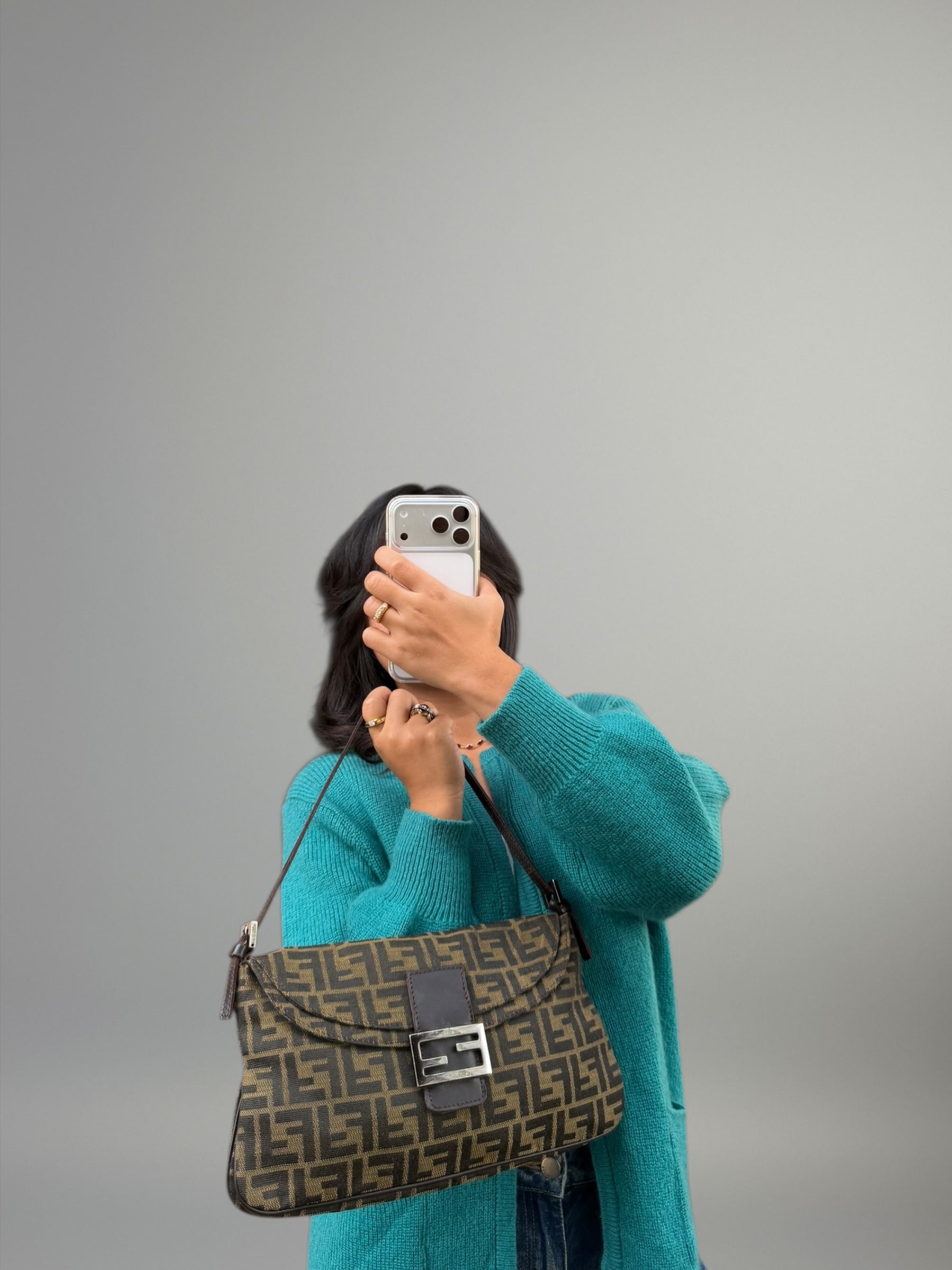 Fendi Baguette in tela Zucca