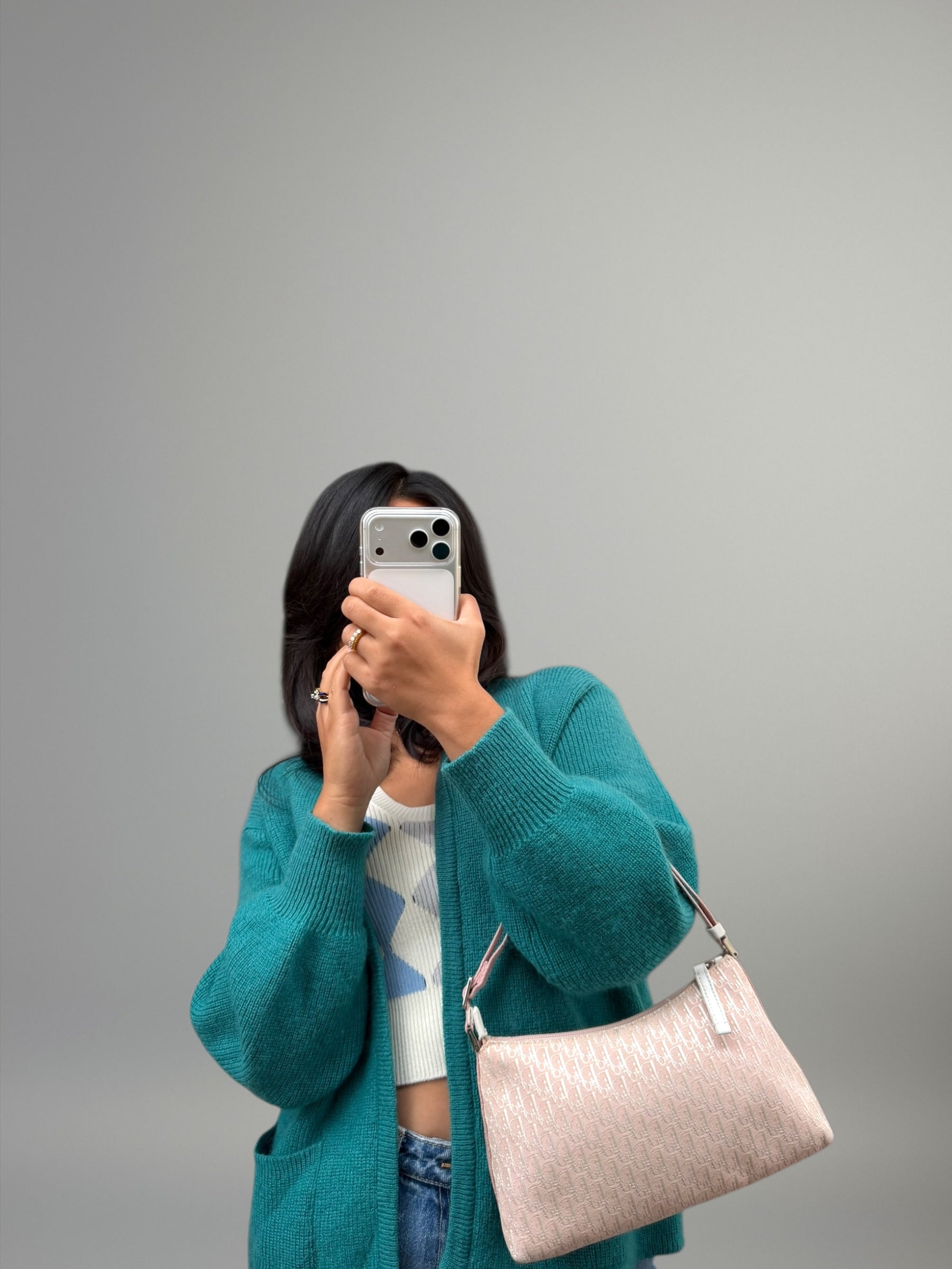 Christian Dior Pochette Rosa Monogram