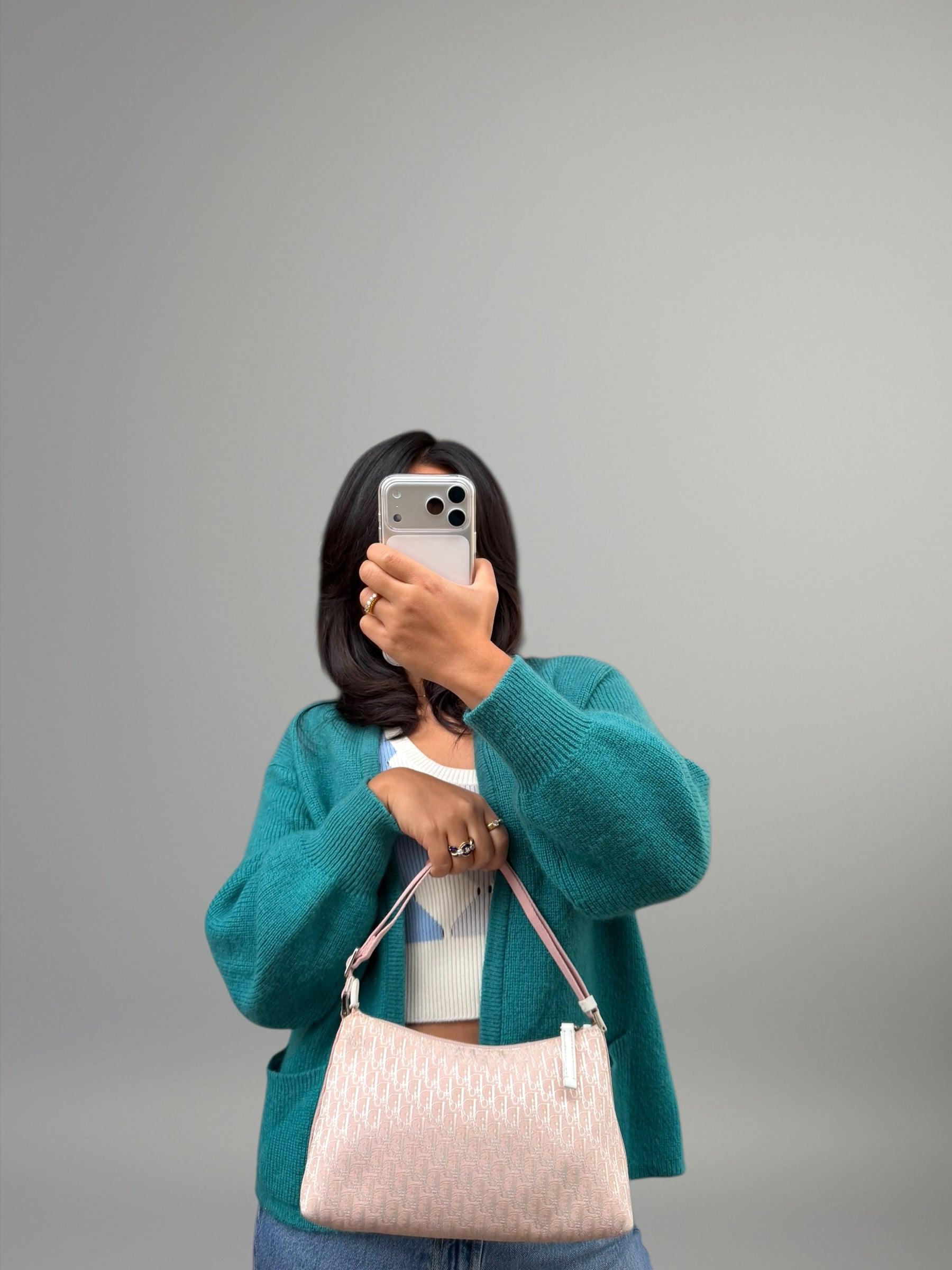 Christian Dior Pochette Rosa Monogram