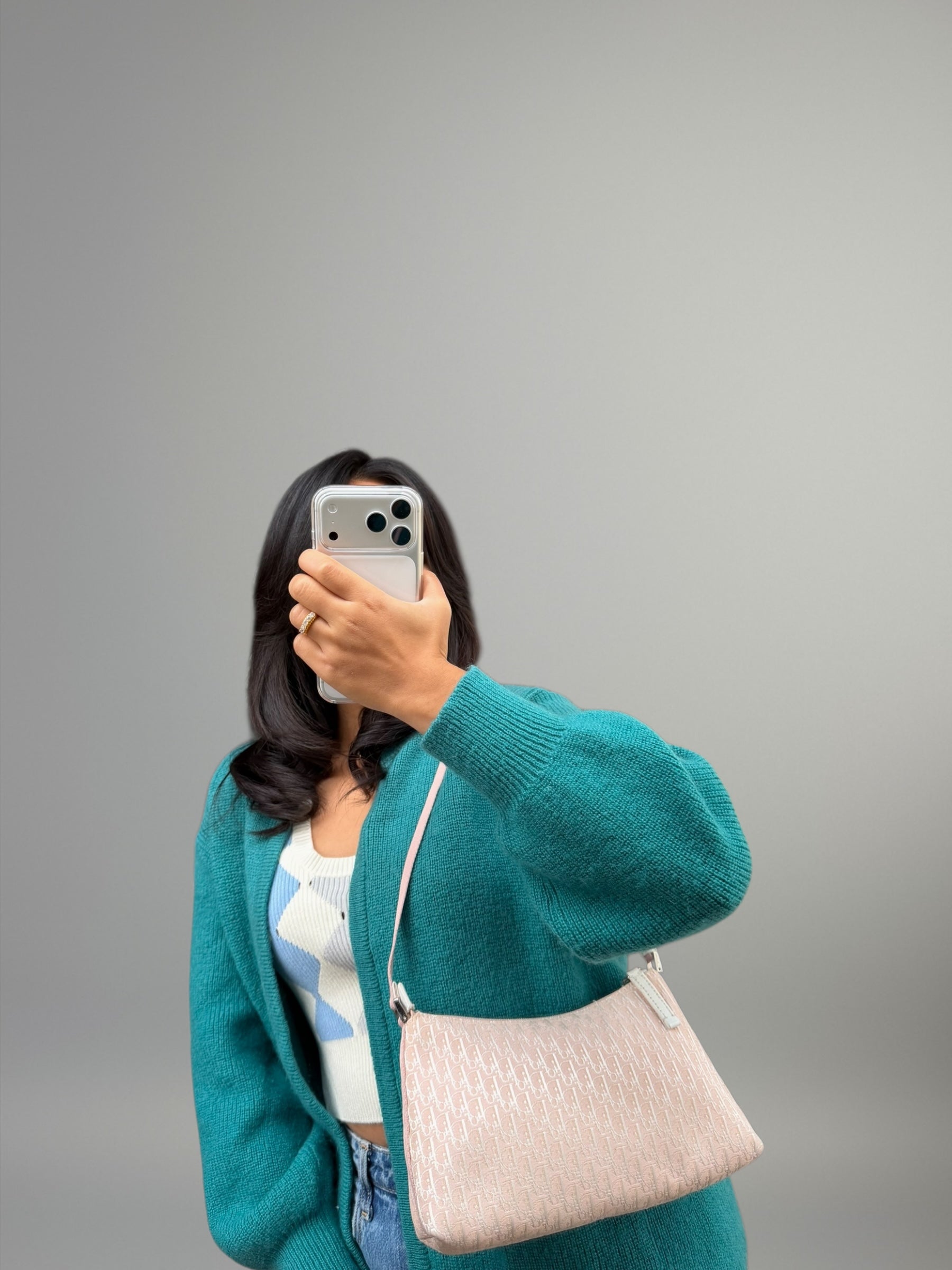 Christian Dior Pochette Rosa Monogram