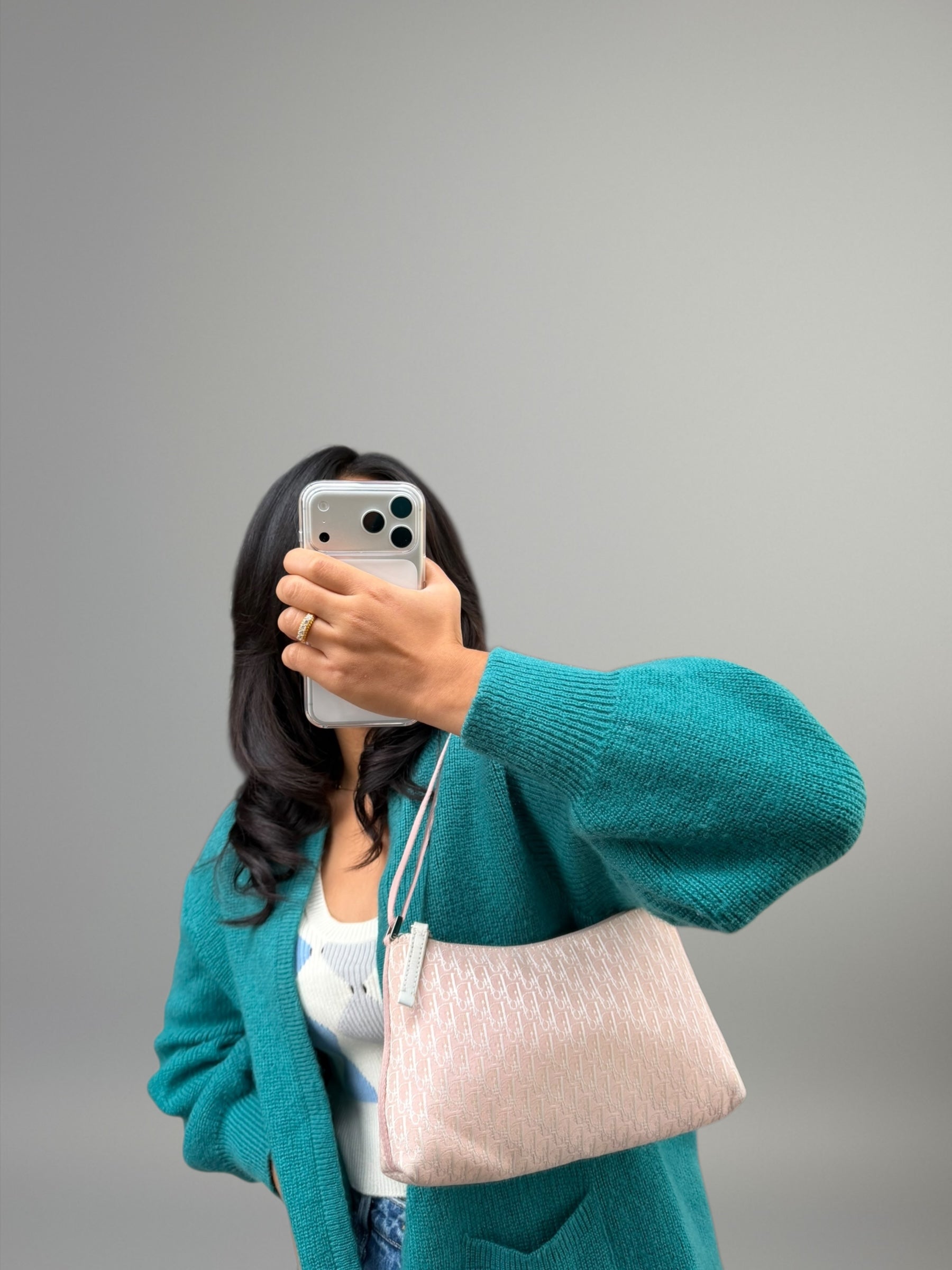 Christian Dior Pochette Rosa Monogram