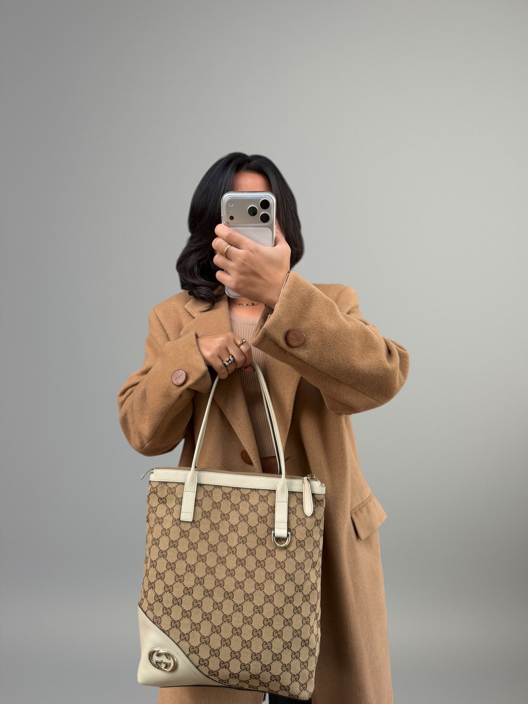Gucci Tote GG Interlocking Canvas