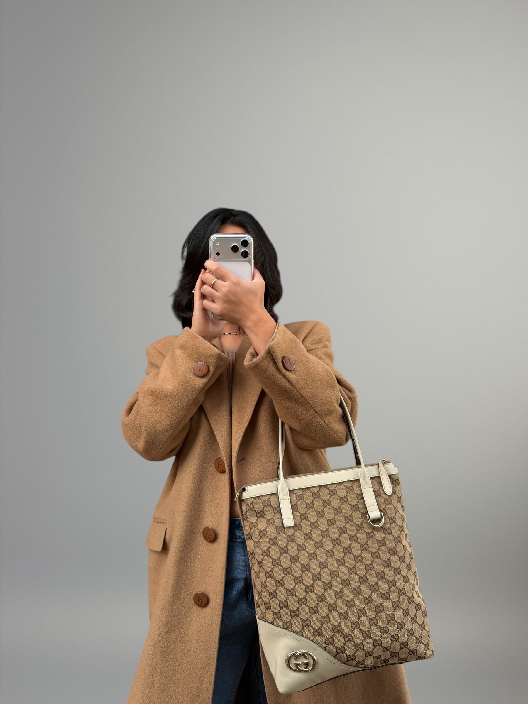 Gucci Tote GG Interlocking Canvas