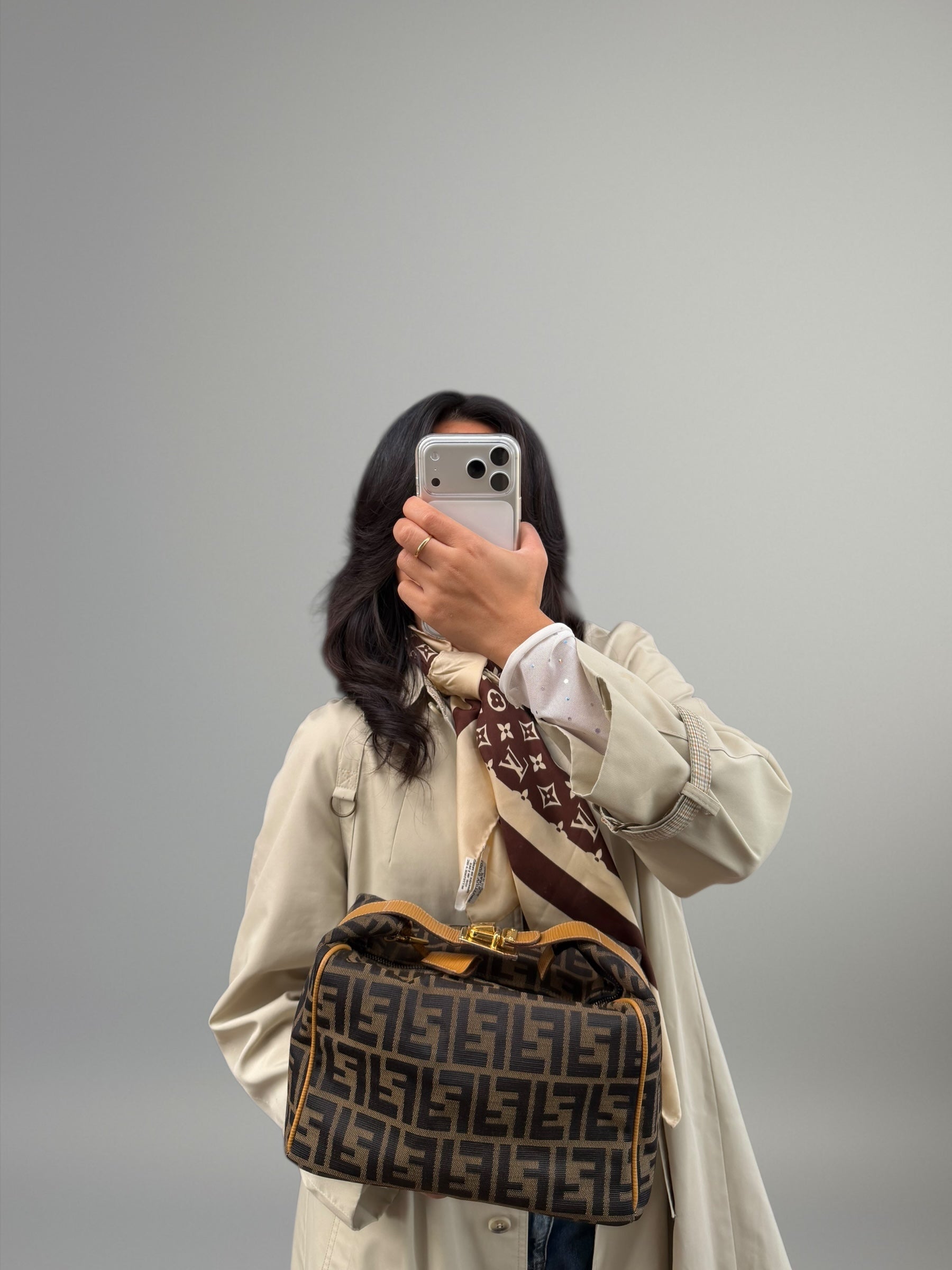 Fendi Zucca Top Handle