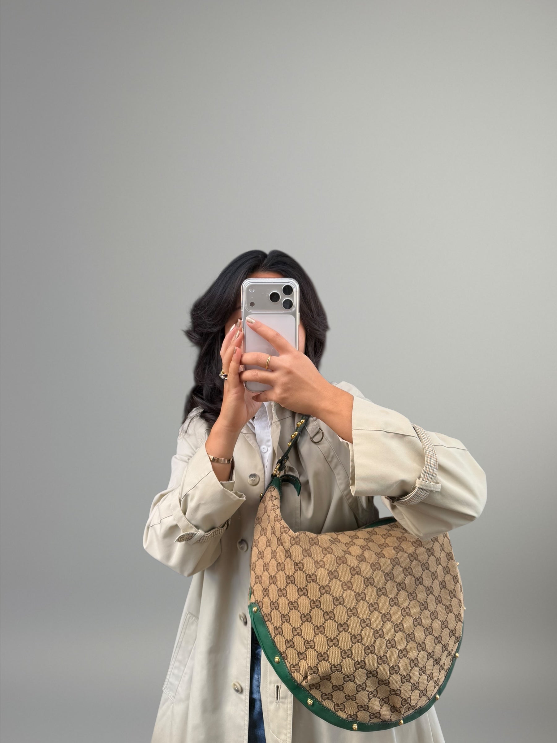 Gucci GG Canvas Hobo Bag