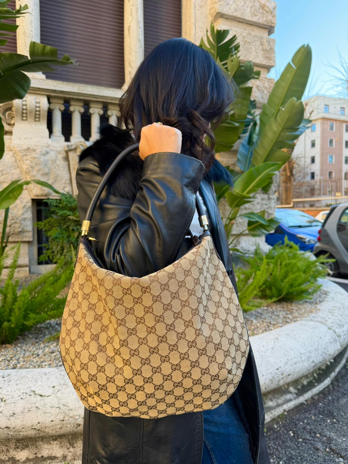 Gucci Monogram Hobo