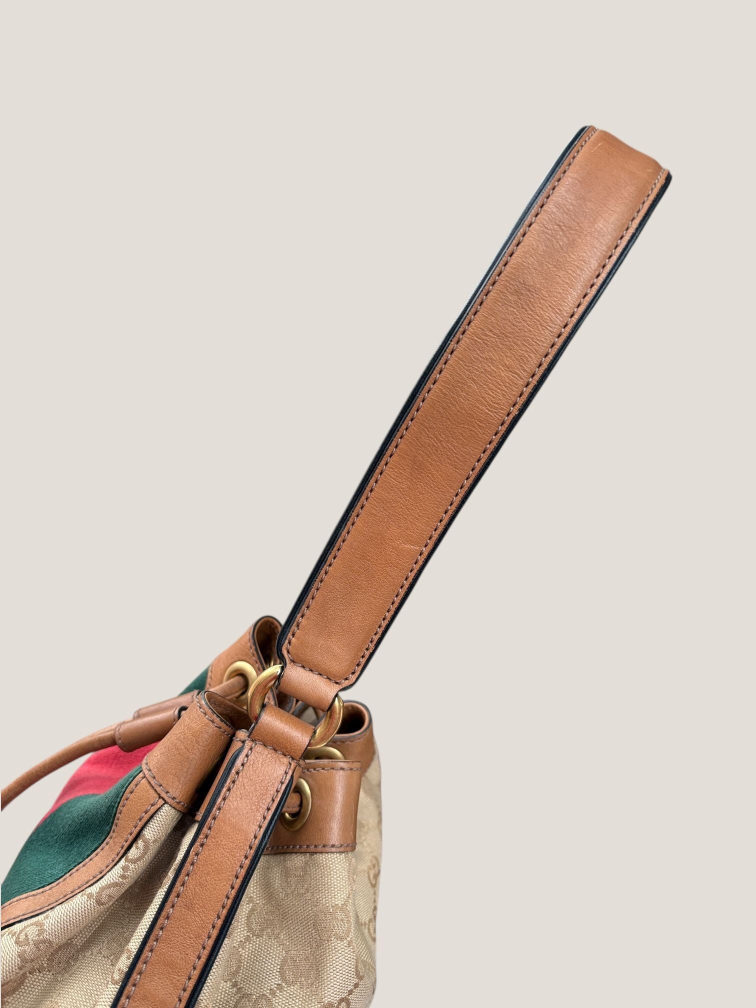 Gucci bucket GG con Web