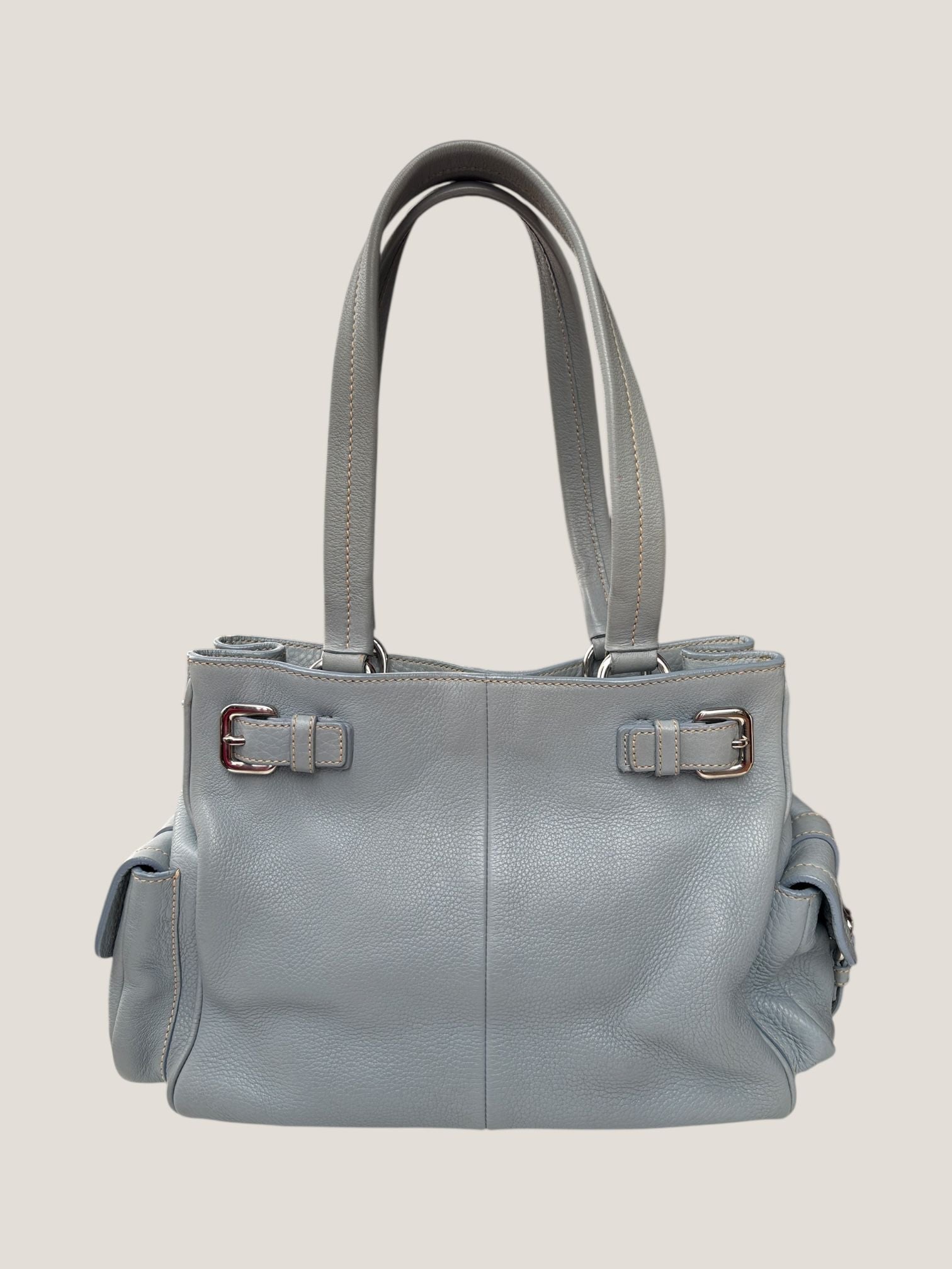 Prada tote in pelle martellata