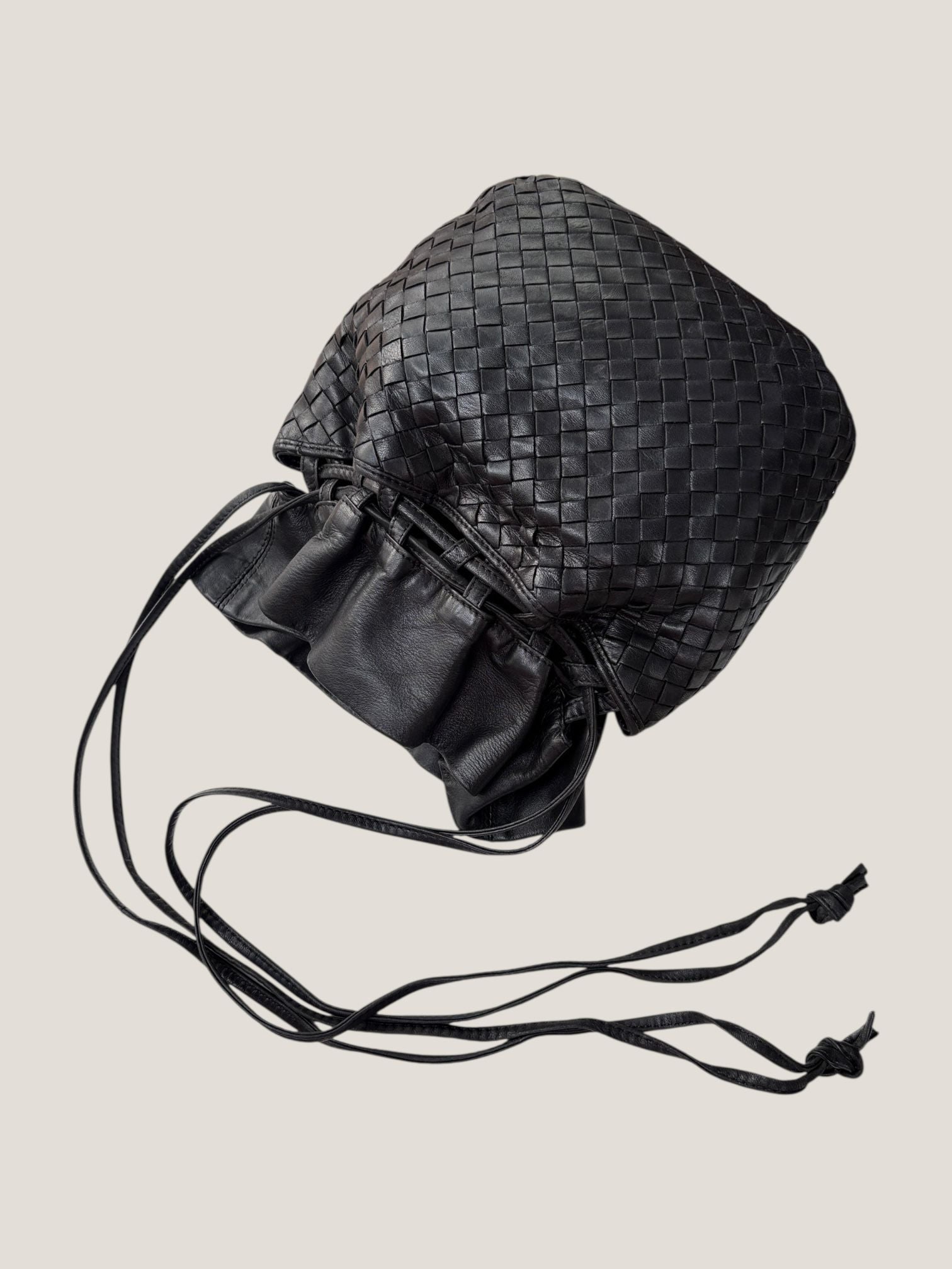 Bottega Veneta borsa a secchiello Intrecciato