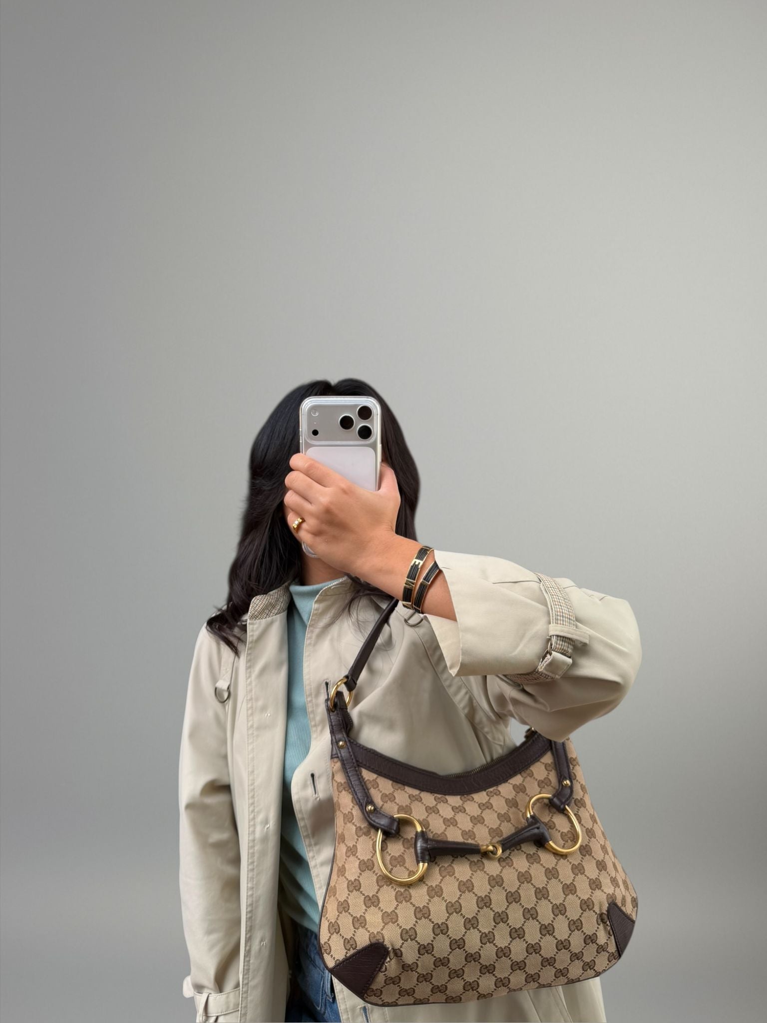Gucci Hobo GG con Horsebit
