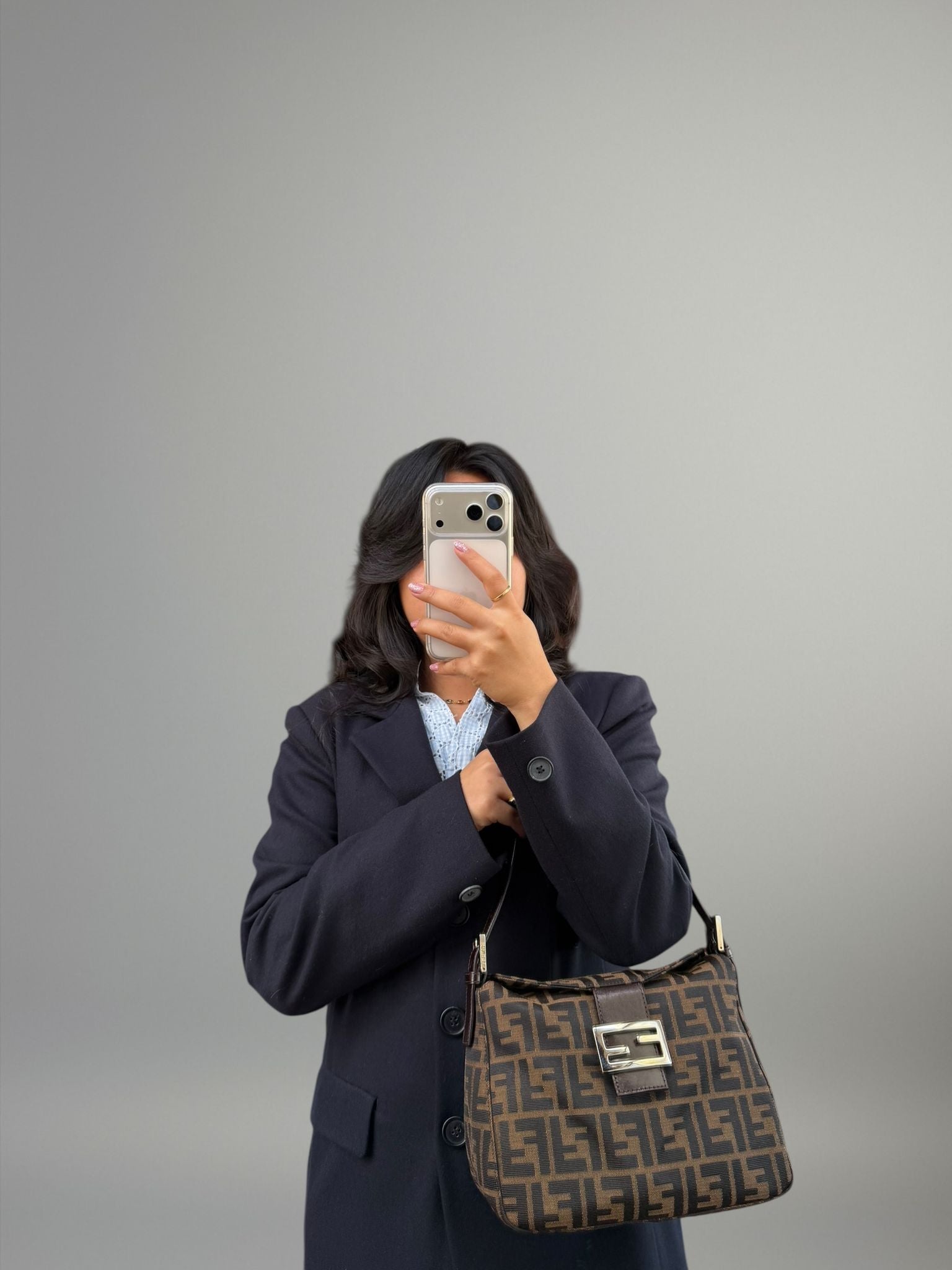 Fendi Baguette Double Flap