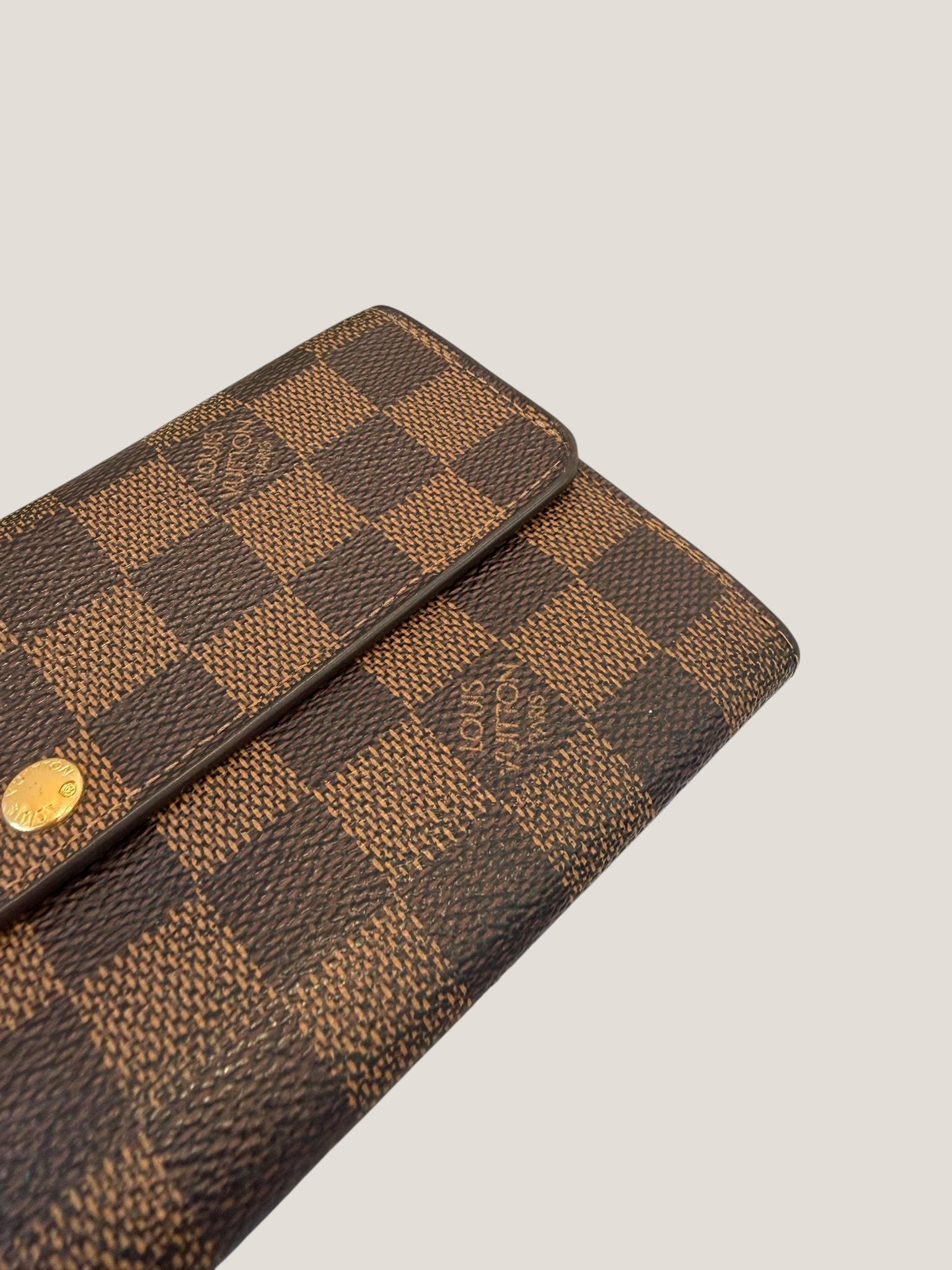 Louis Vuitton Portafoglio Damier Ebene
