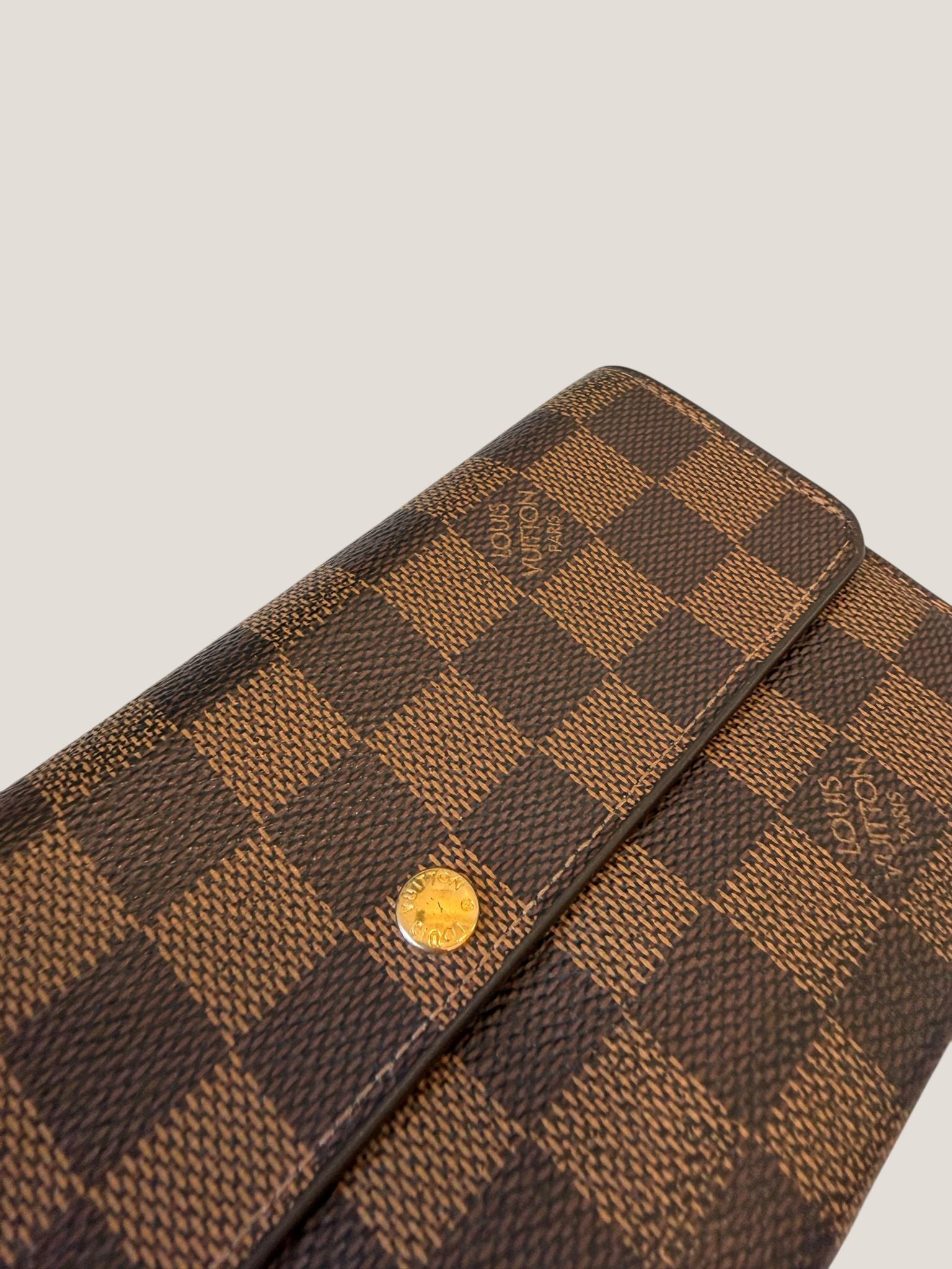 Louis Vuitton Portafoglio Damier Ebene