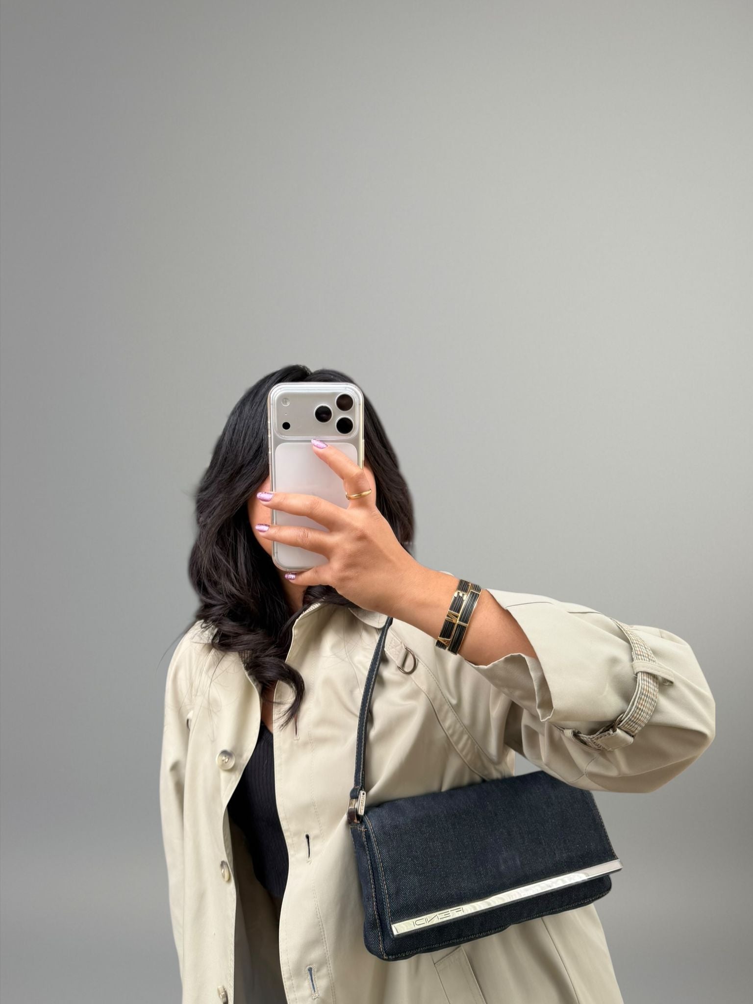 Fendi Denim Pochette