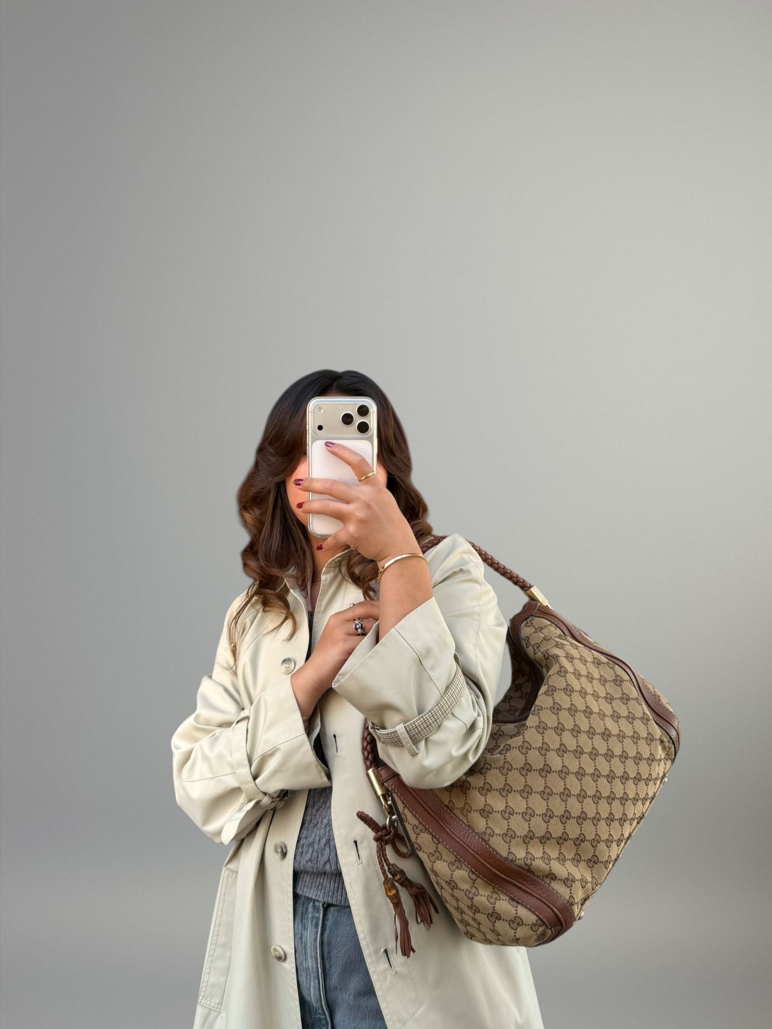 Gucci Bella Hobo in tela GG