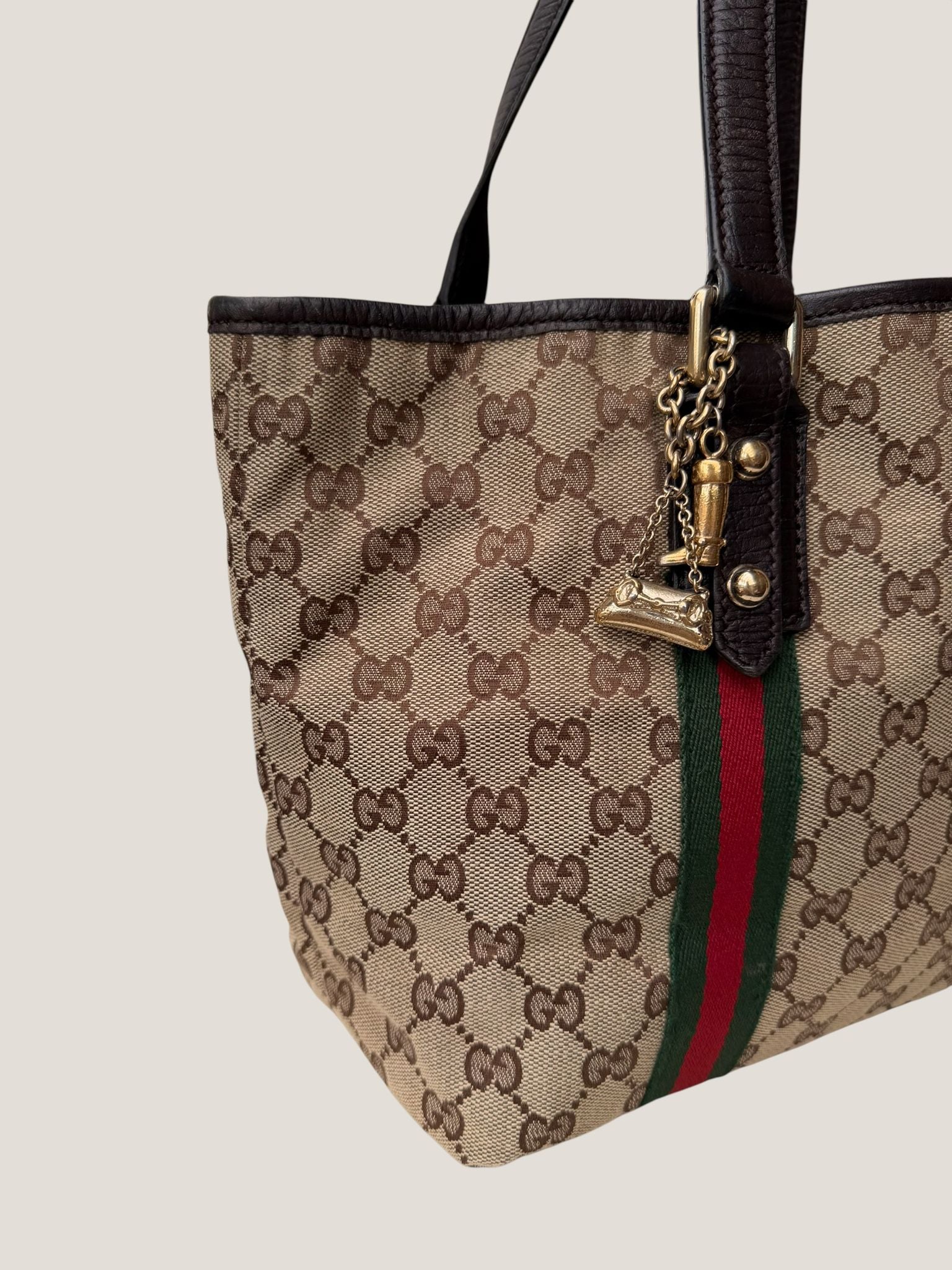 Gucci Tote GG Canvas Sherry Line