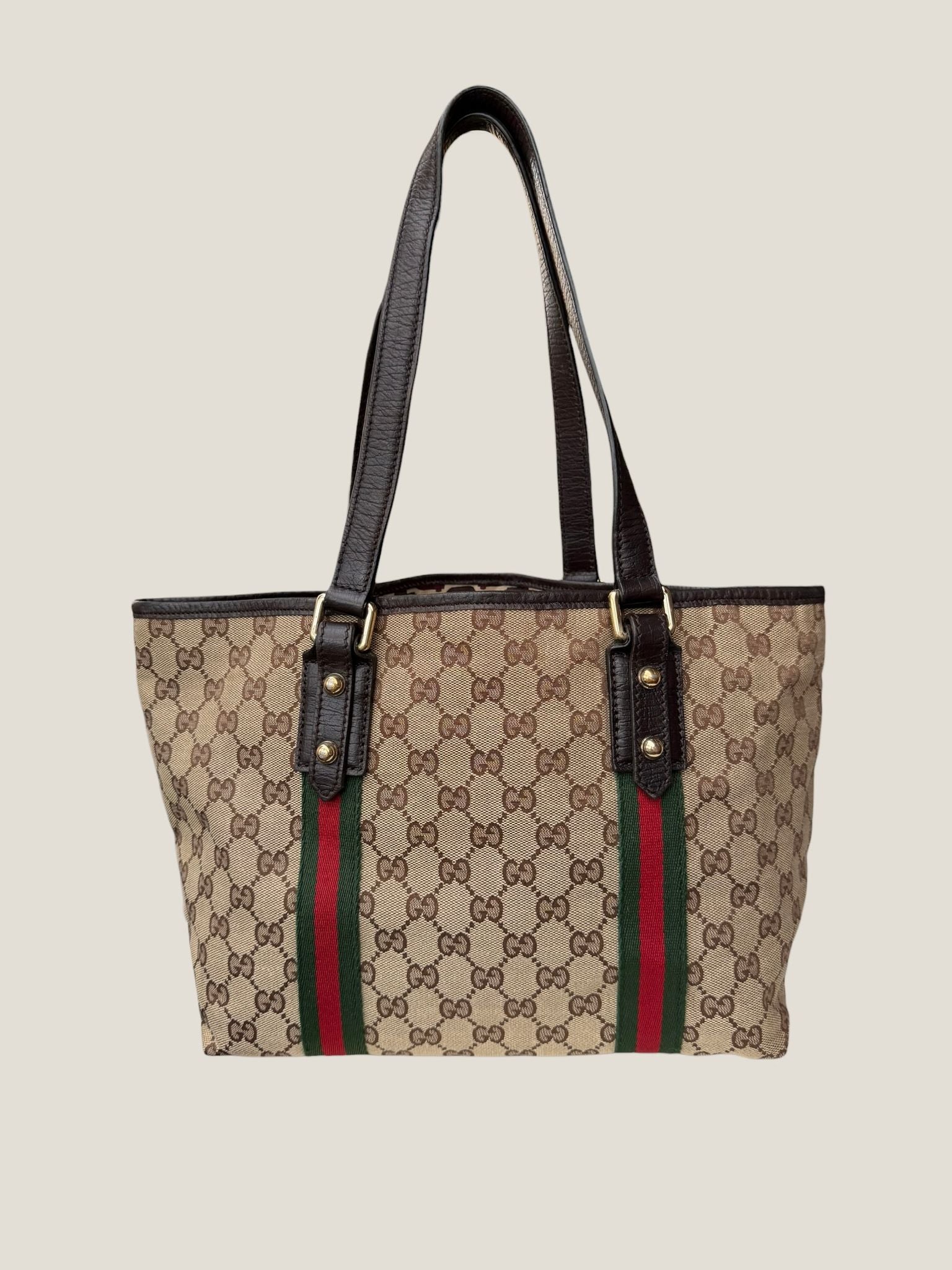 Gucci Tote GG Canvas Sherry Line