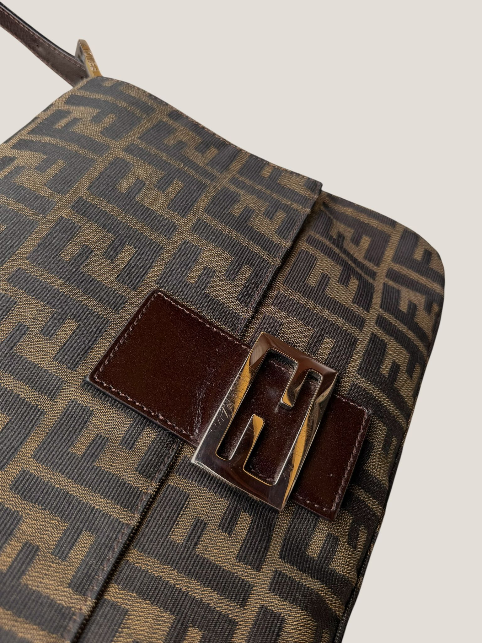 Fendi Mamma Baguette Zucca