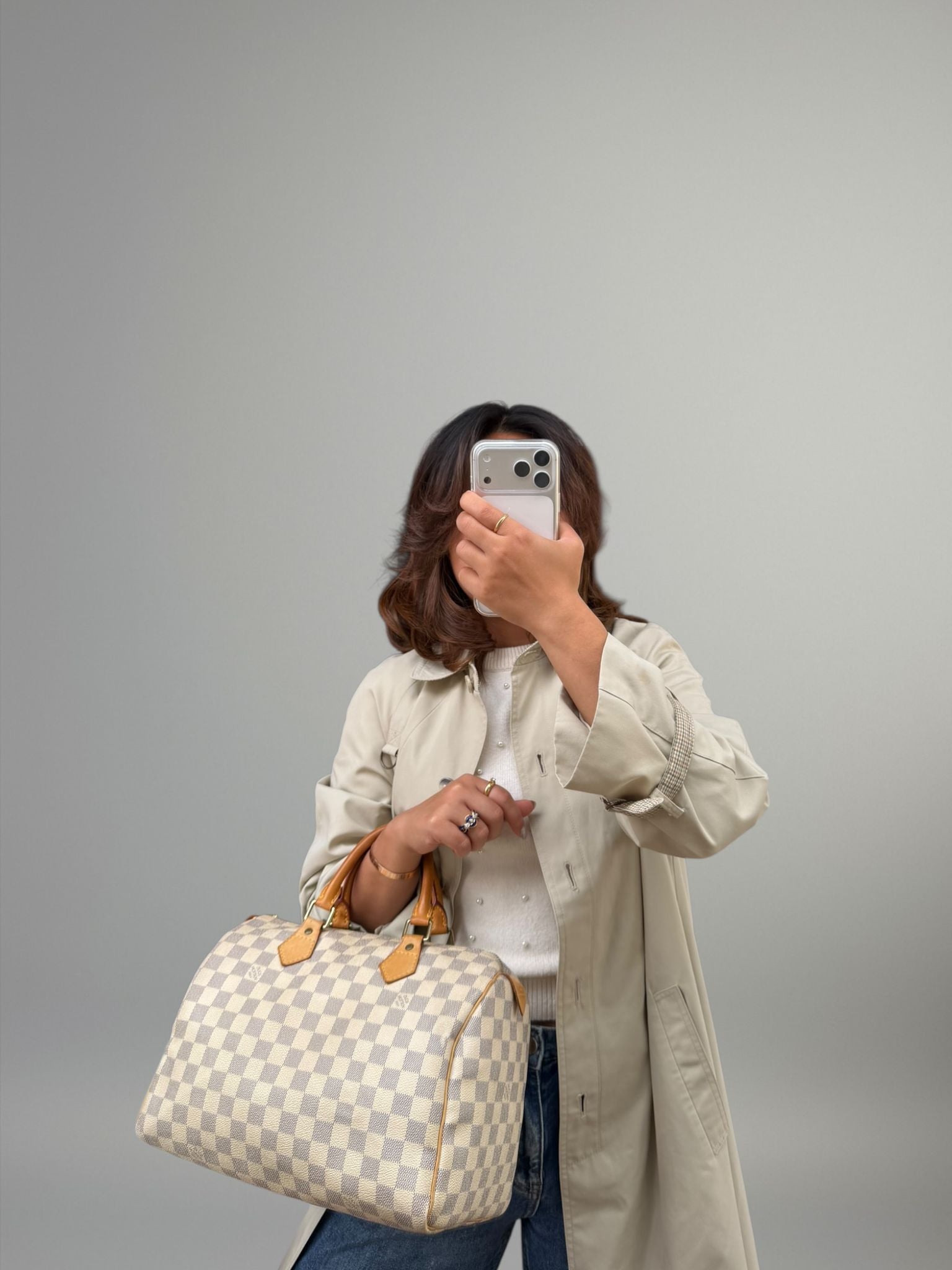Louis Vuitton Speedy 30 Damier Azur
