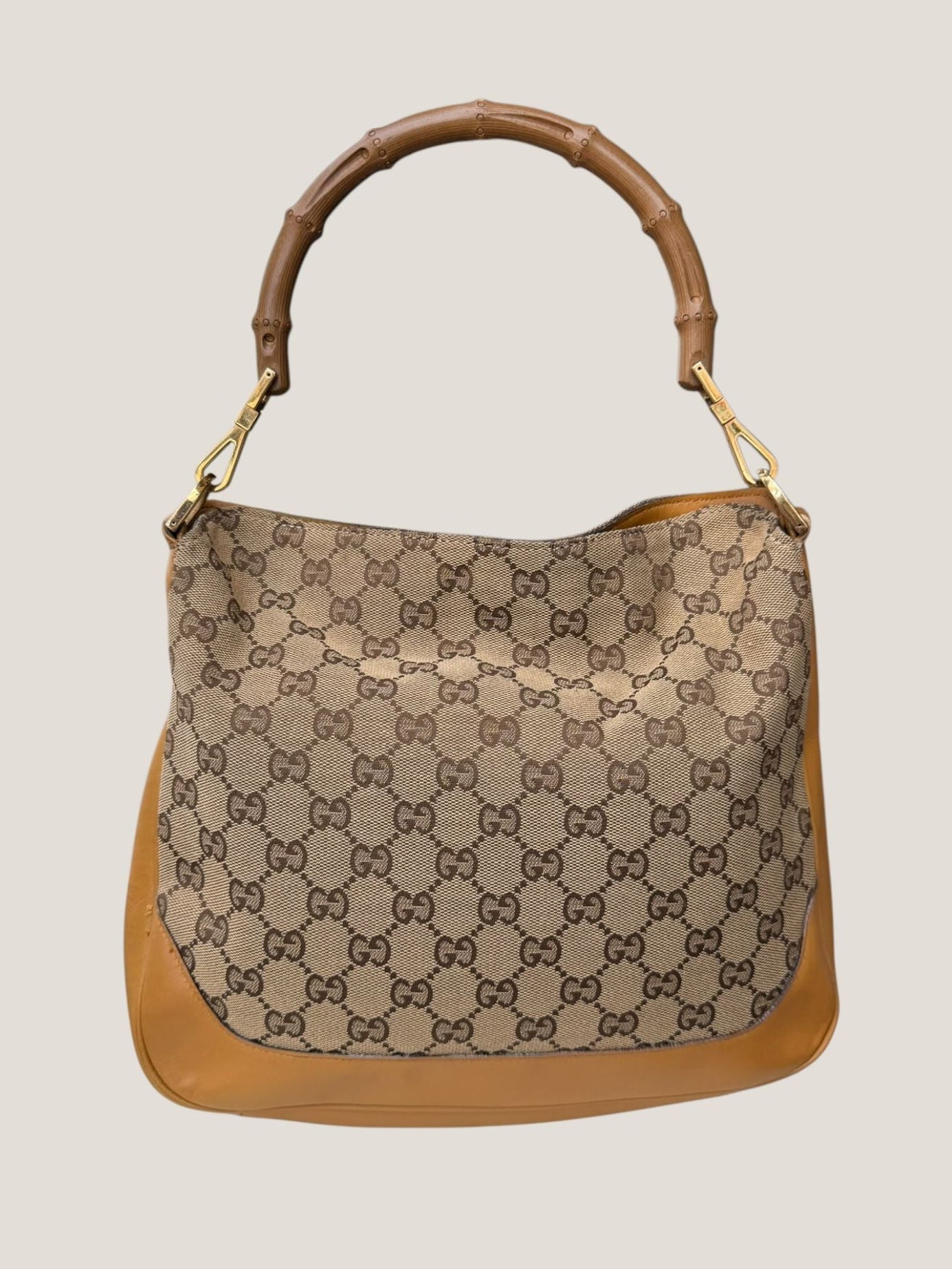 Gucci bamboo GG canvas