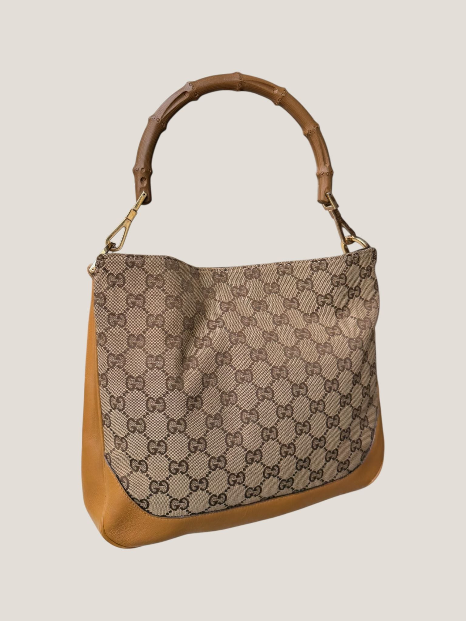 Gucci bamboo GG canvas