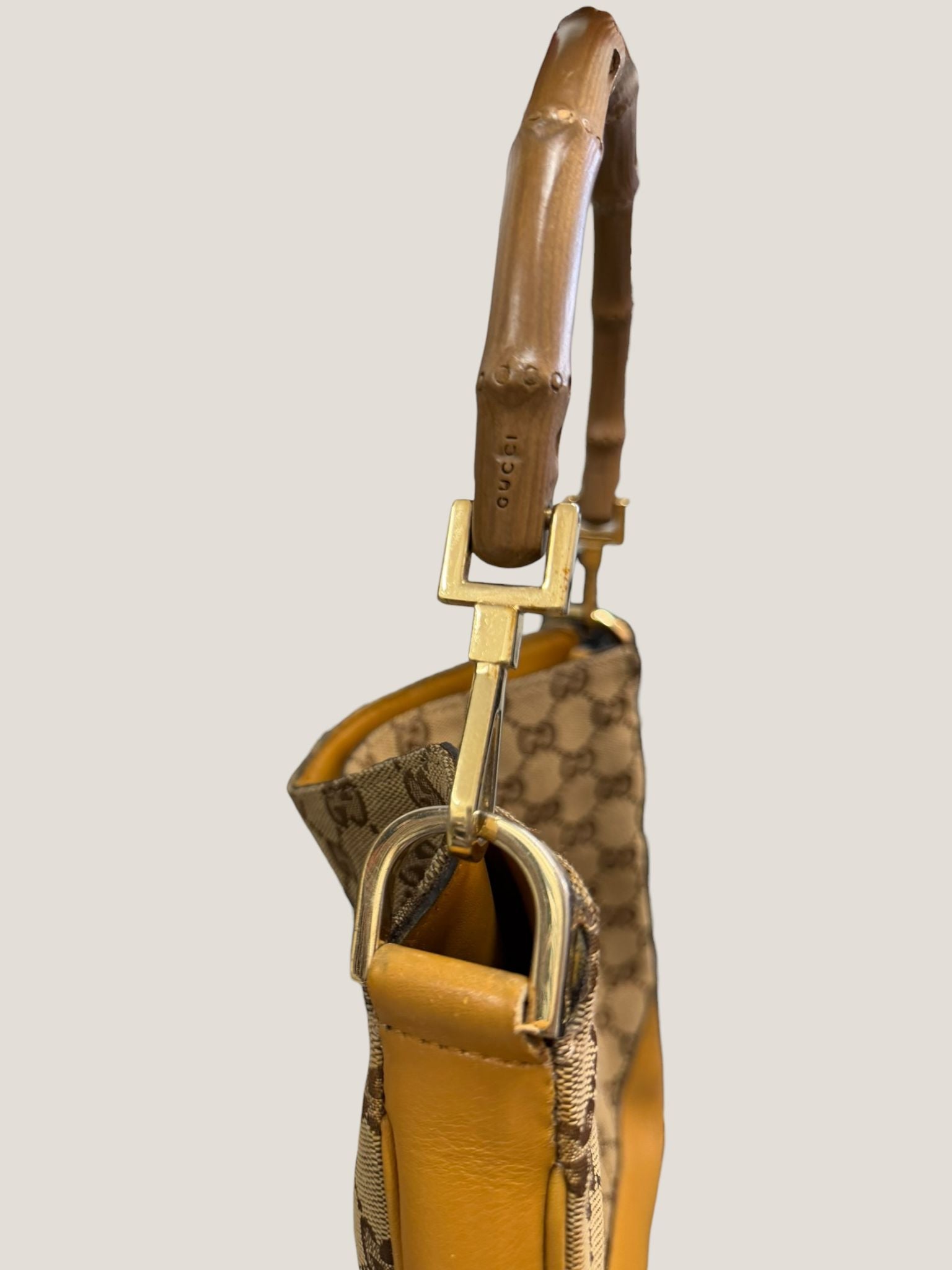 Gucci bamboo GG canvas