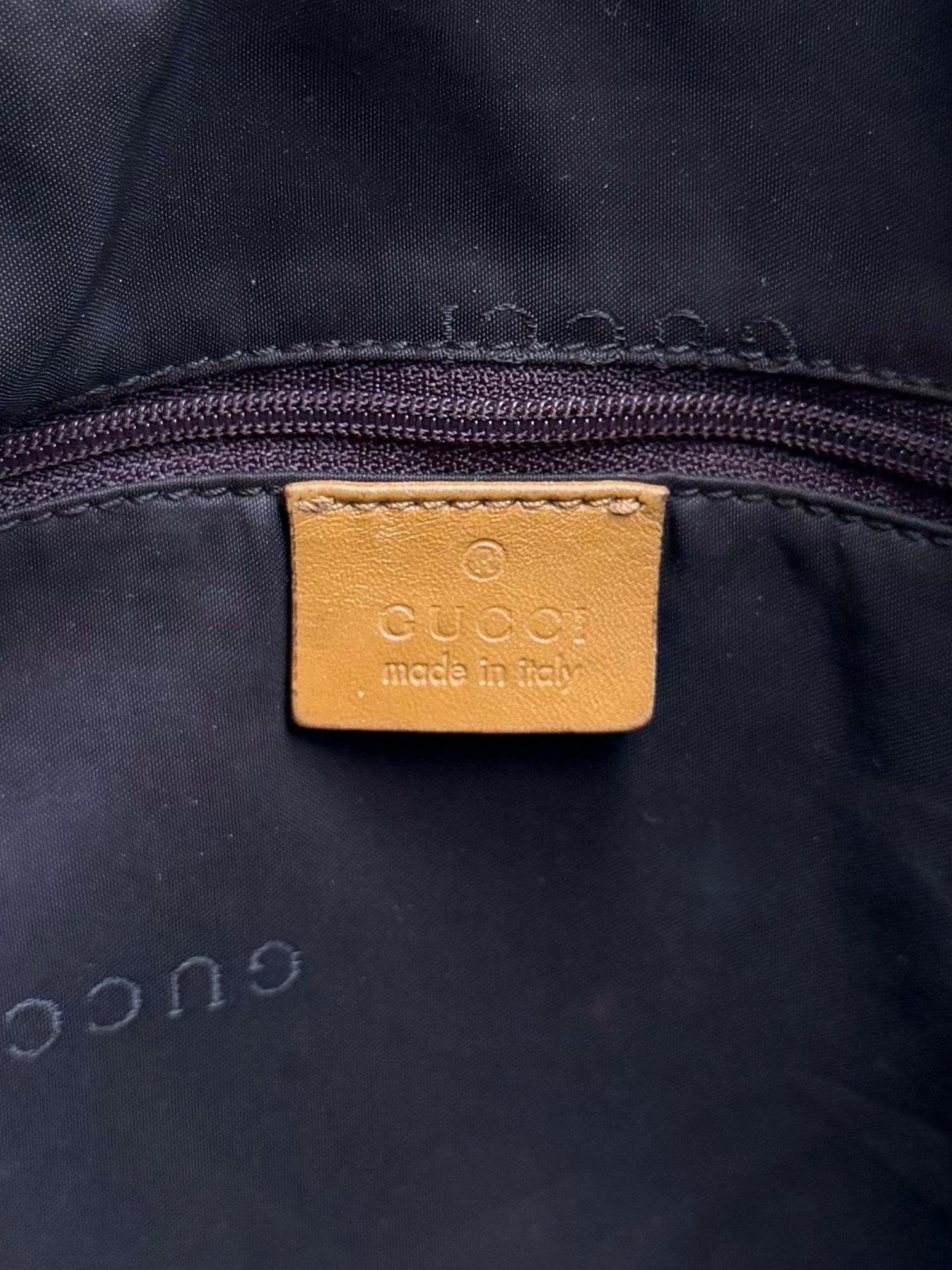 Gucci bamboo GG canvas