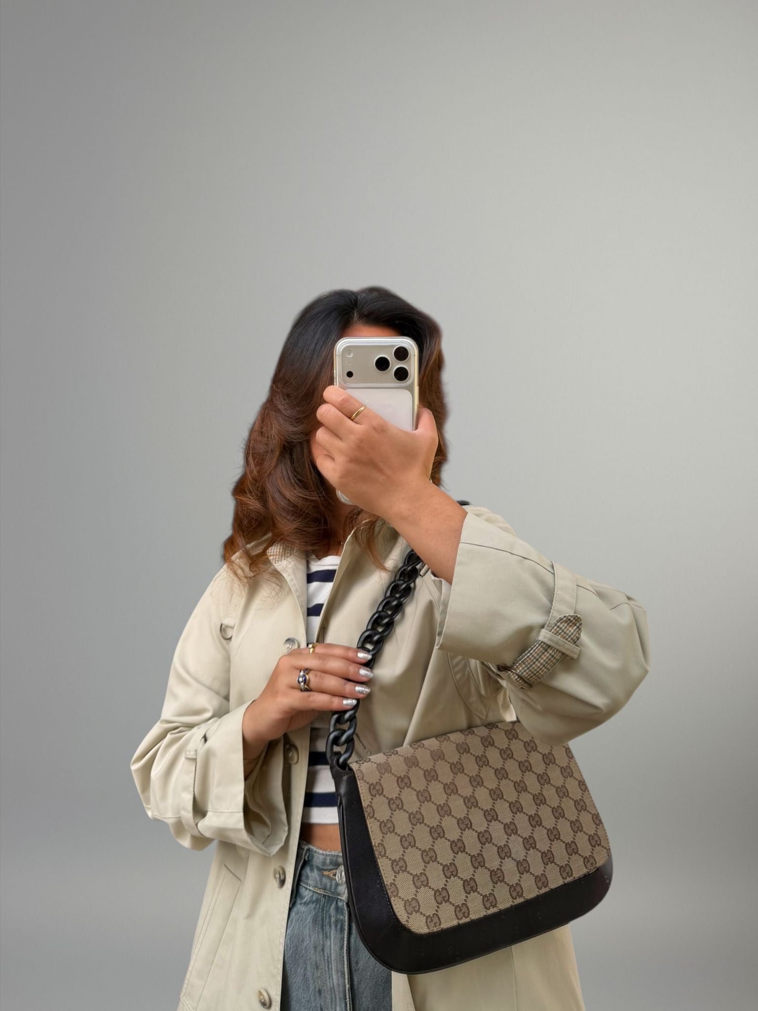 Gucci Hobo con catena resina