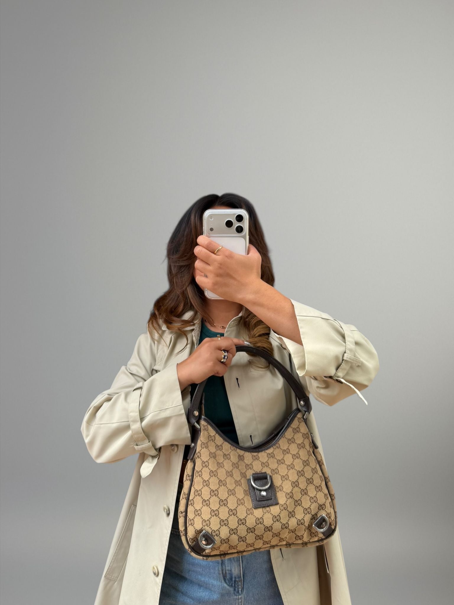 Gucci D Ring Hobo