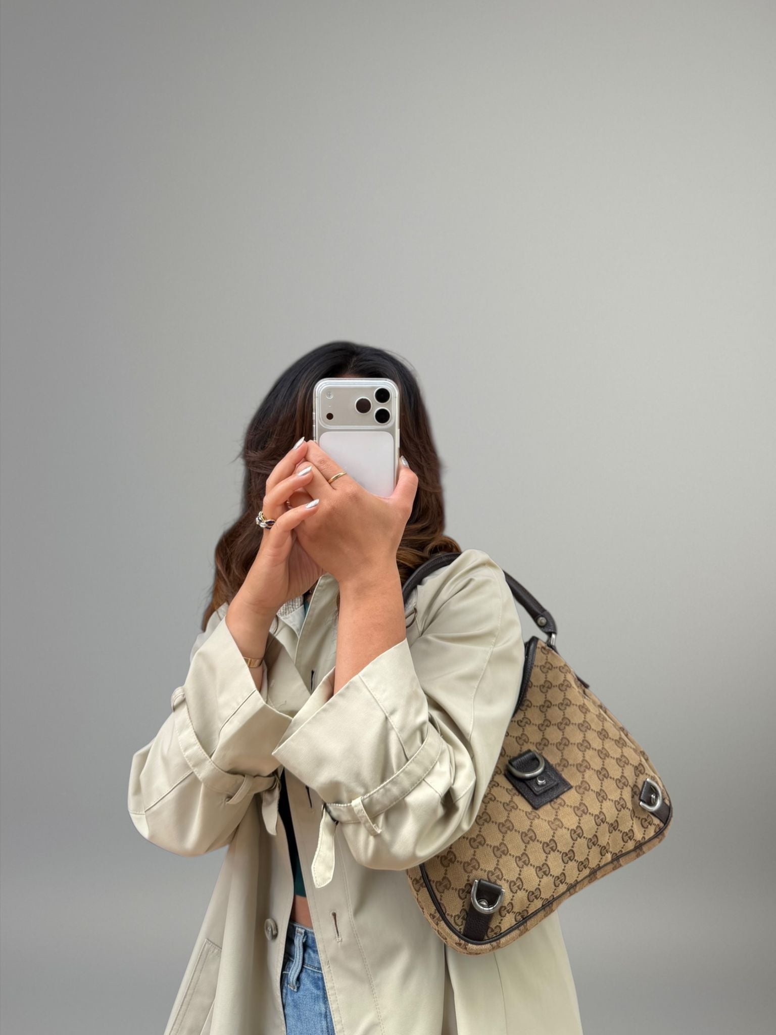 Gucci D Ring Hobo